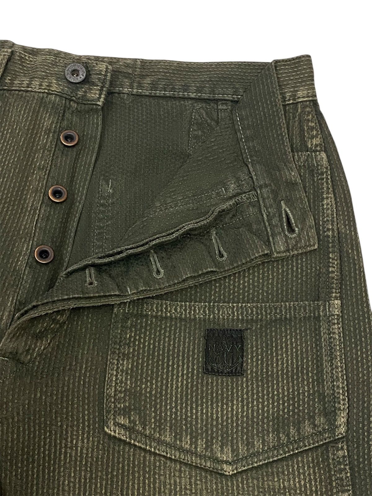 Kapital Kapital Kountry Sashiko Duck Fatigue Denim Pants Size US 30 / EU 46 - 6 Thumbnail