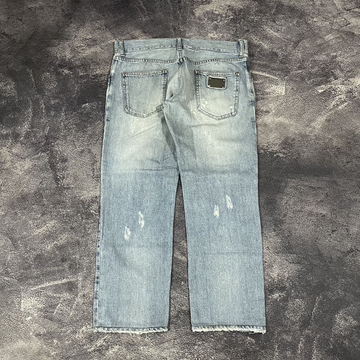 00's Dolce & Gabbana Straight Distressed Jeans