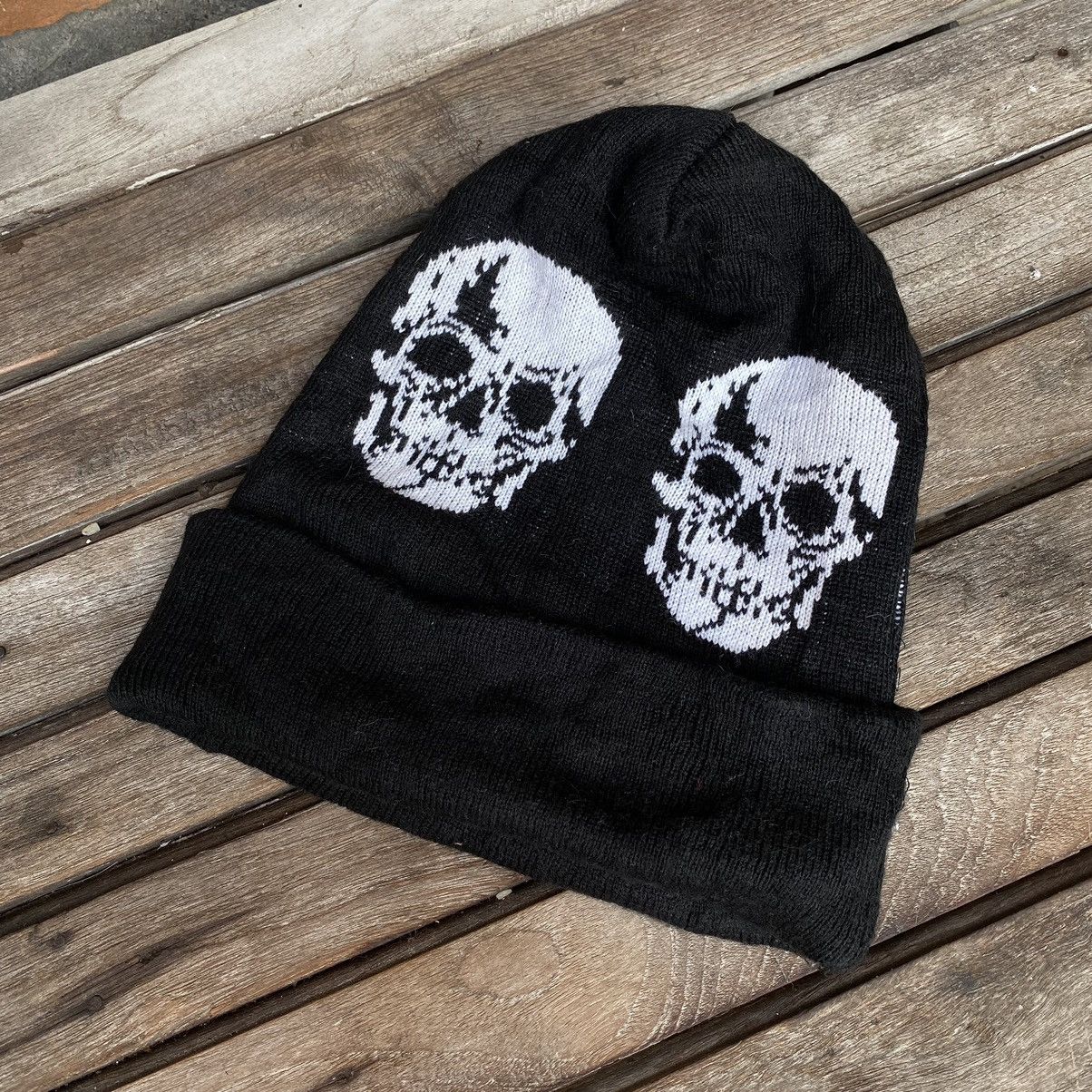 If Six Was Nine × Japanese Brand × Le Grande Bleu (L.G.B.) SKULLISM BY HOLYWOOD TERROR BEANIE HATS Size ONE SIZE - 1 Thumbnail