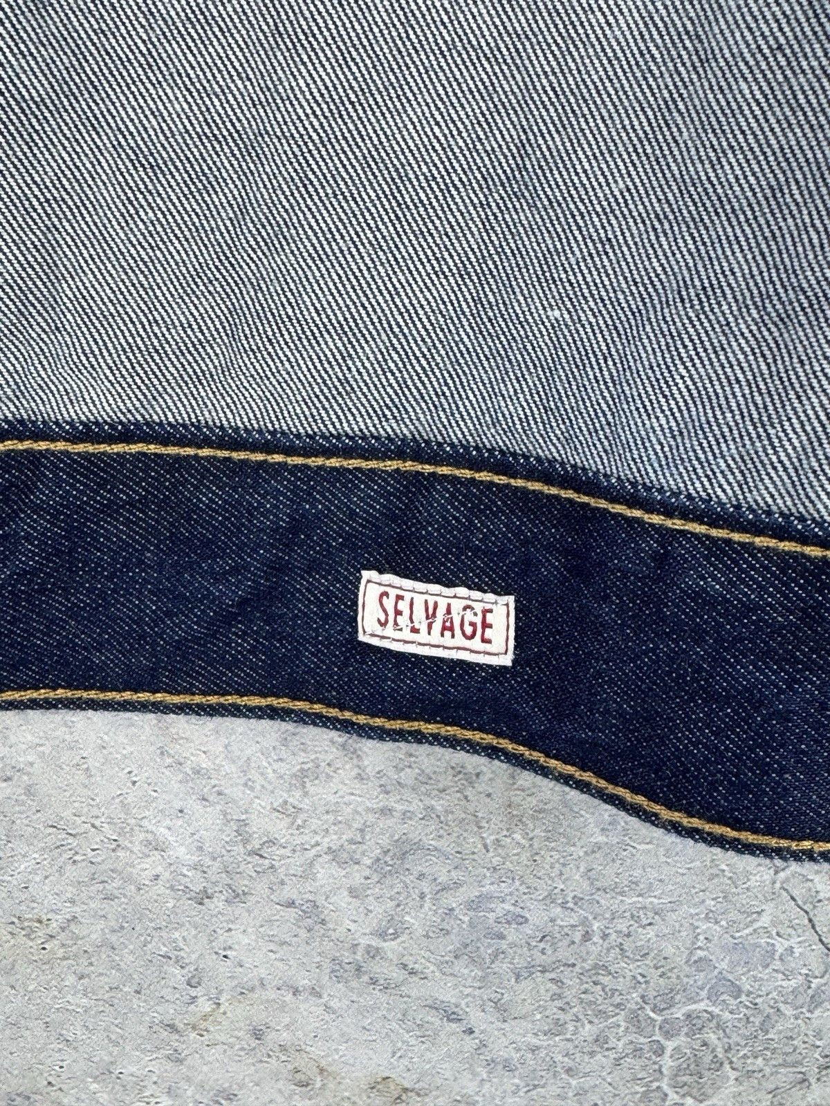 Roots 157 ROOTS J002 14.5 OZ Selvedge Raw Denim Jacket Type 1 Size US XL / EU 56 / 4 - 8 Thumbnail