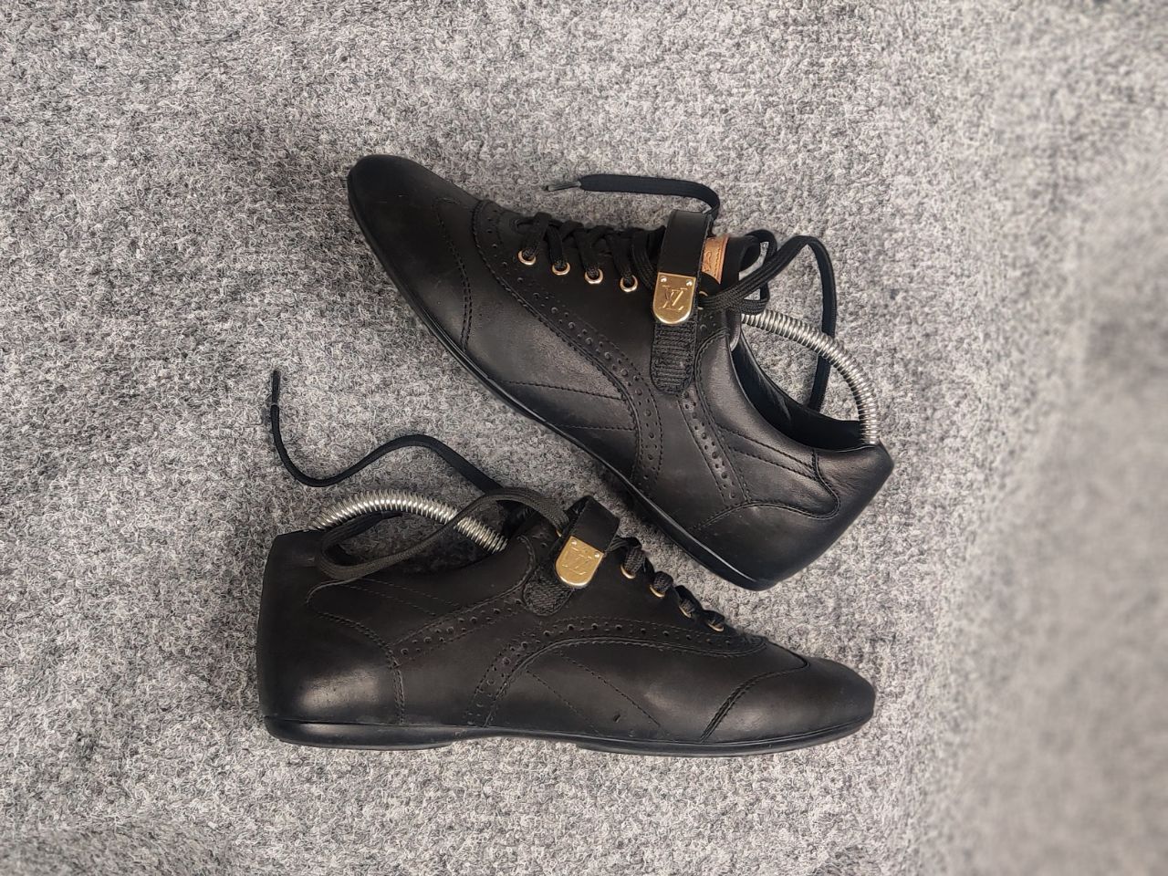 Louis Vuitton Louis Vuitton Vintage Leather Brogue Velcro Strap Sneakers Size US 6.5 / IT 36.5 - 1 Thumbnail