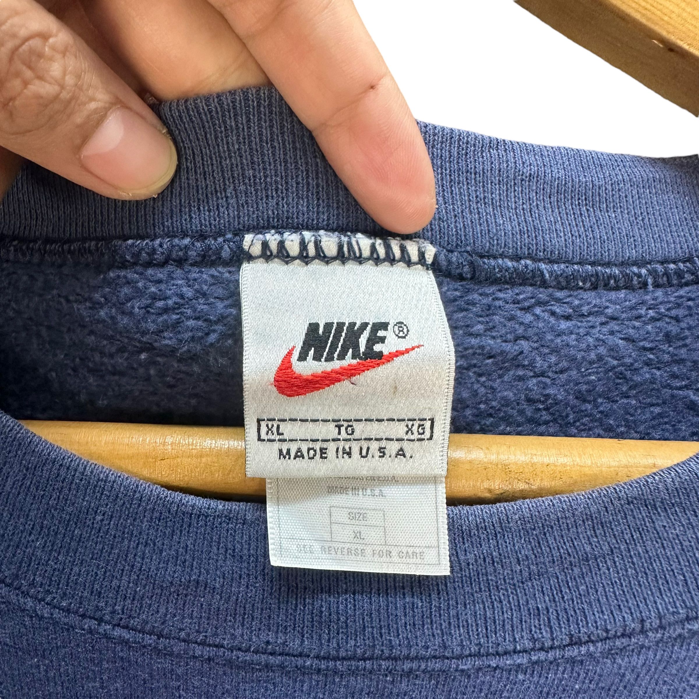 Nike 90's NIKE ILLINOIS FOOTBALL SWEATSHIRTS #7966-193 Size US XL / EU 56 / 4 - 6 Thumbnail