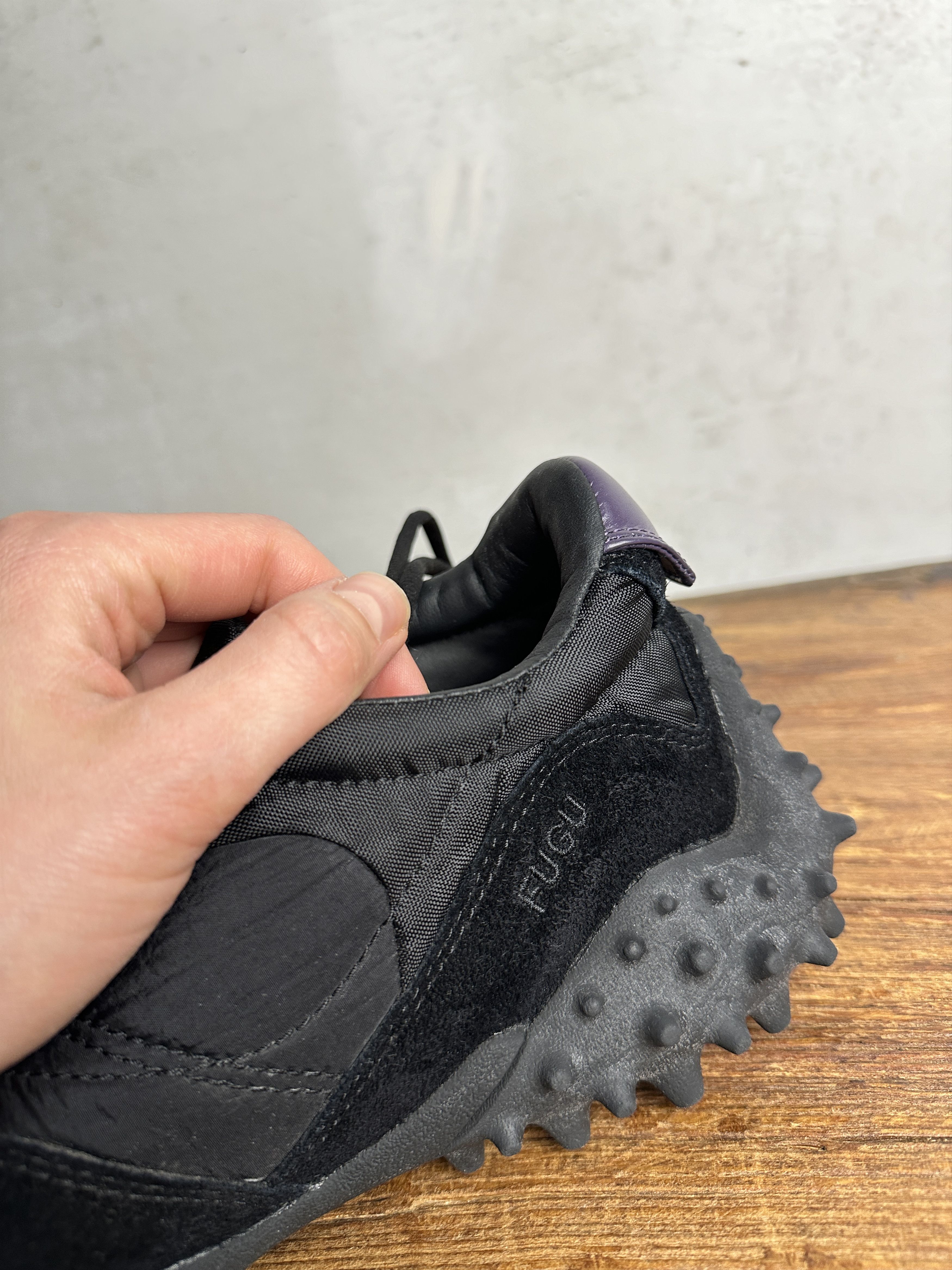 Eytys EYTYS Fugu Suede Black Sneakers Size US 11 / EU 44 - 9 Thumbnail