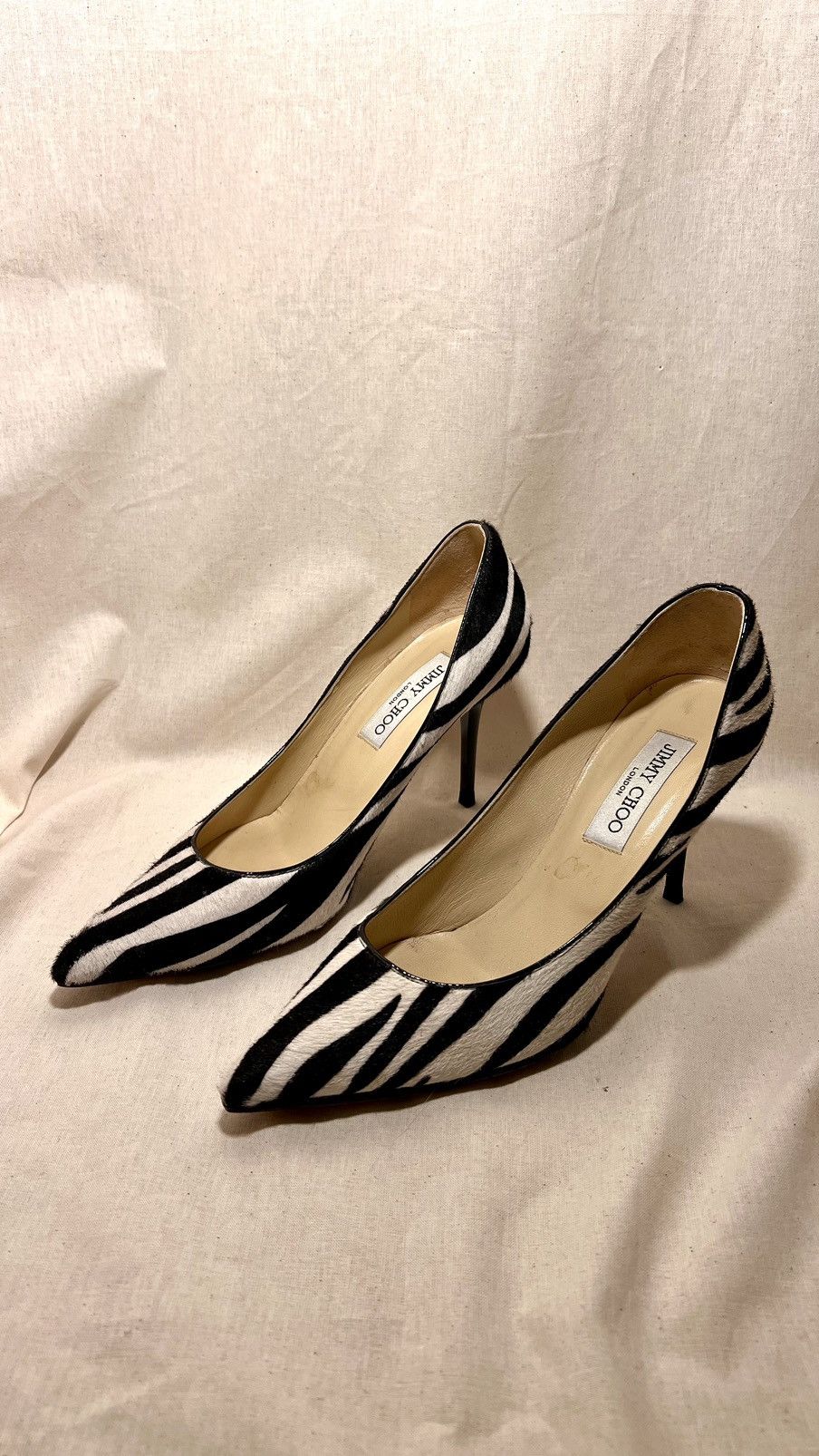 Jimmy Choo Jimmy choo zebra high heels Size US 8 / IT 38 - 8 Thumbnail