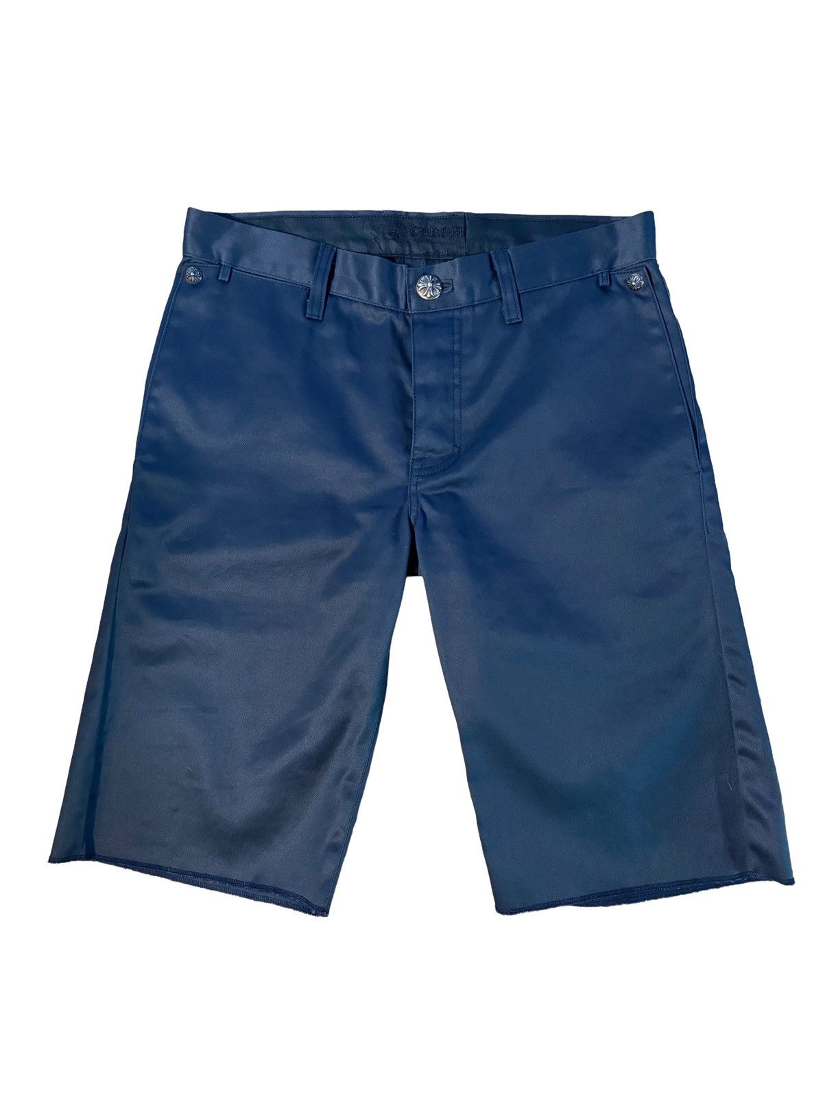 Chrome Hearts Navy Chino Shorts FLAWLESS Size US 32 / EU 48 - 1 Thumbnail