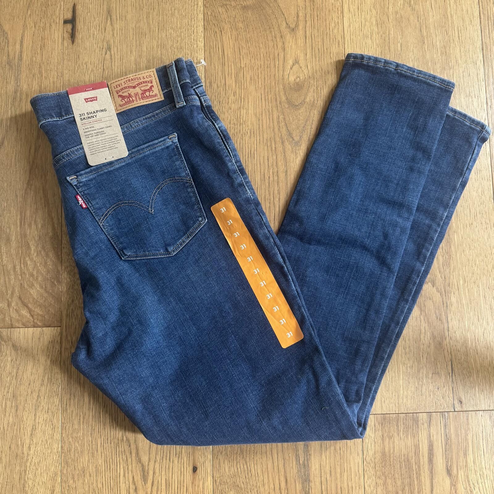 Levi's New Women's Levi's 311 Shaping Skinny Jeans Size 31x30 Size 31" - 1 Thumbnail