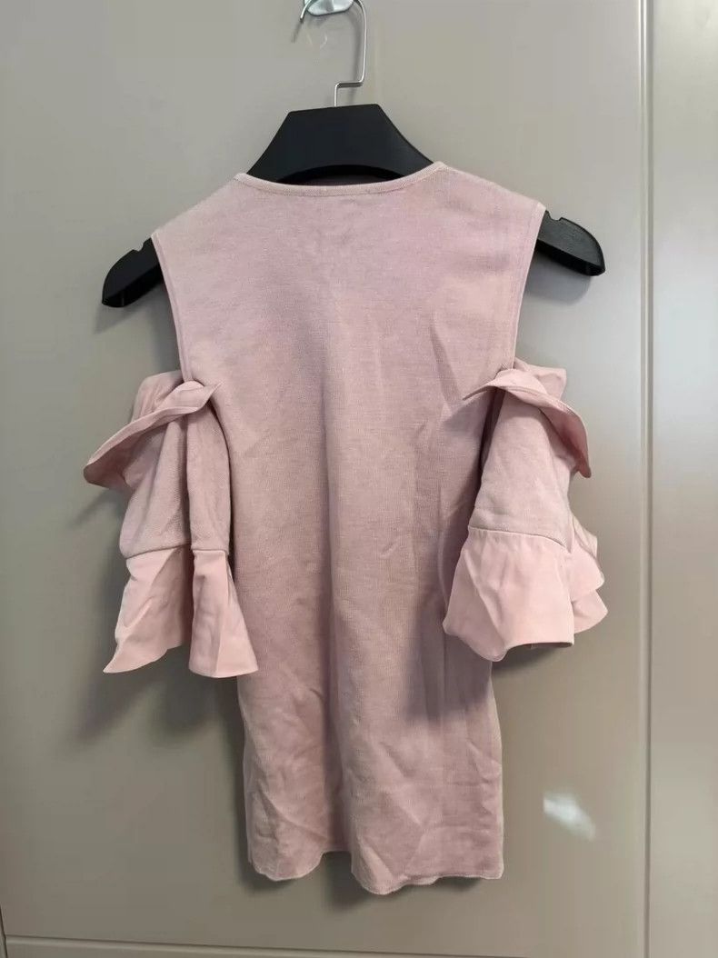 Louis Vuitton Louis Vuitton Silk Cuff Ruffle dress Size S / US 4 / IT 40 - 2 Thumbnail