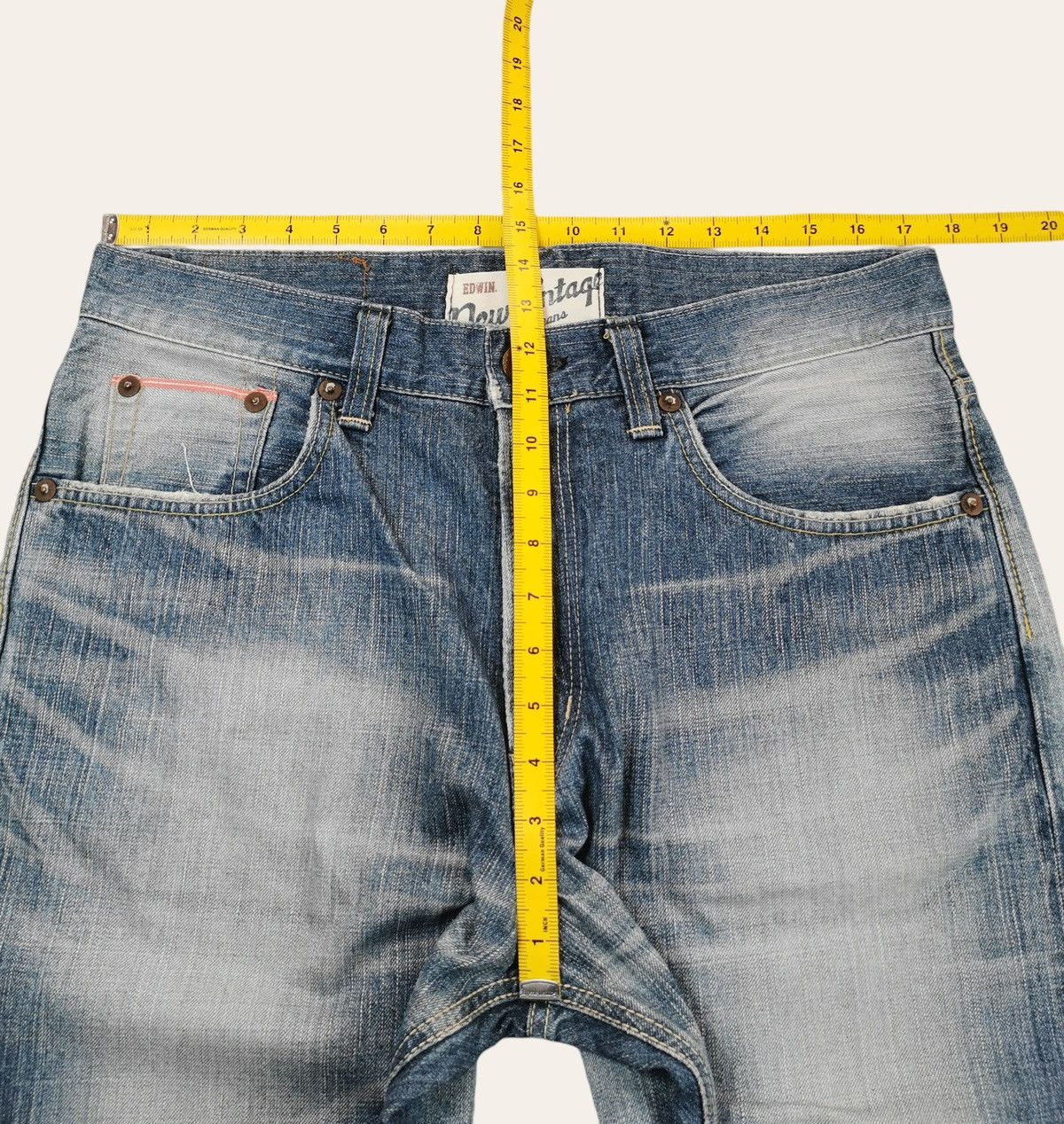 Edwin Vintage New Edwin 505v Selvedge Baggy Jeans Size US 35 - 10 Thumbnail