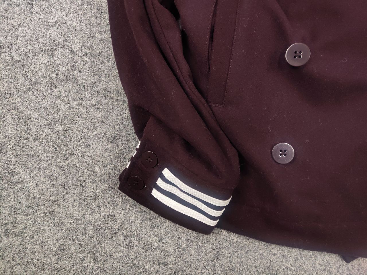 Adidas David Beckham Adidas wool coat Double Breasted Jacket Size US S / EU 44-46 / 1 - 6 Thumbnail