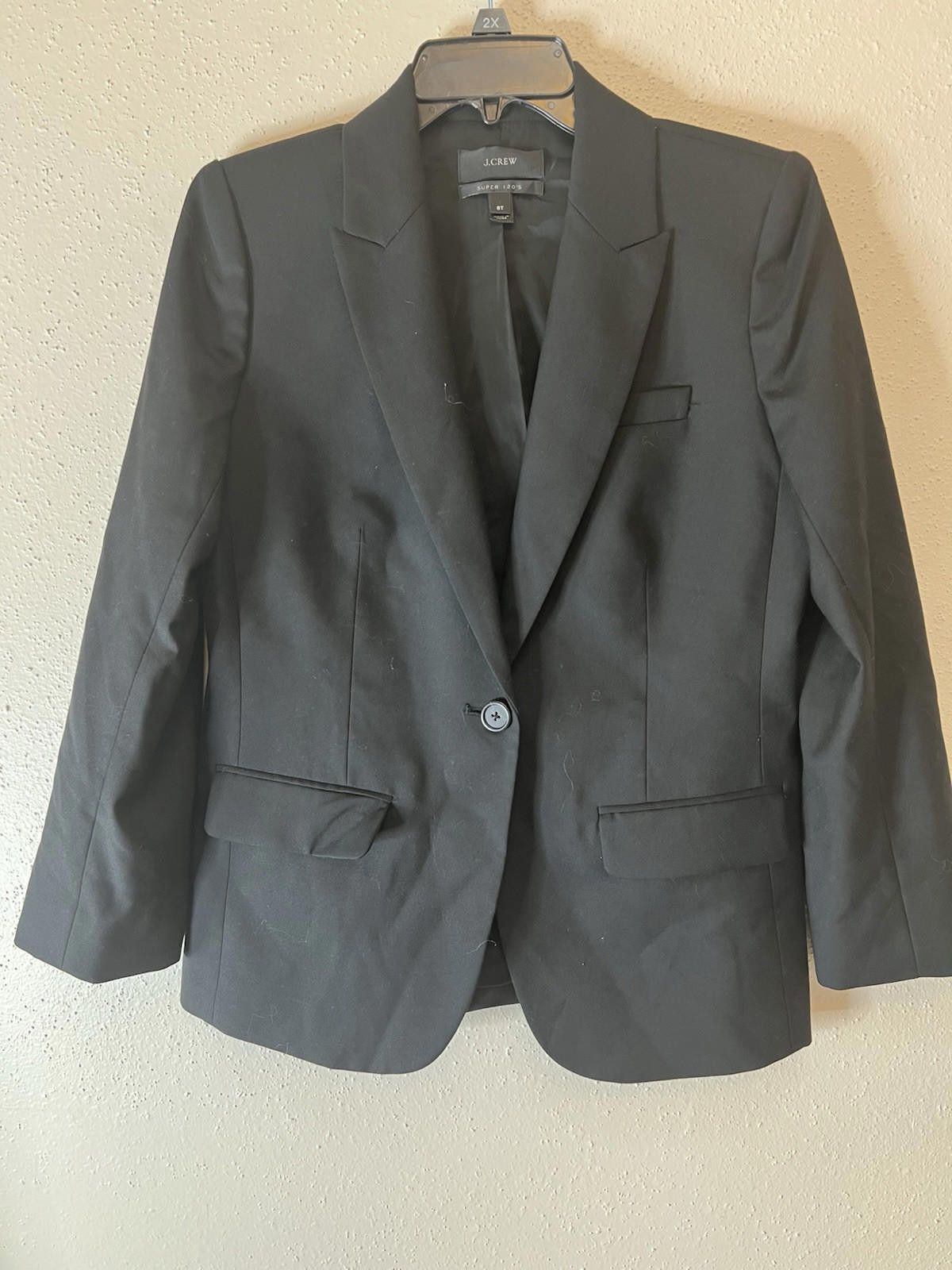 J.Crew JCrew Black Blazer Sz 8 Size M / US 6-8 / IT 42-44 - 1 Thumbnail