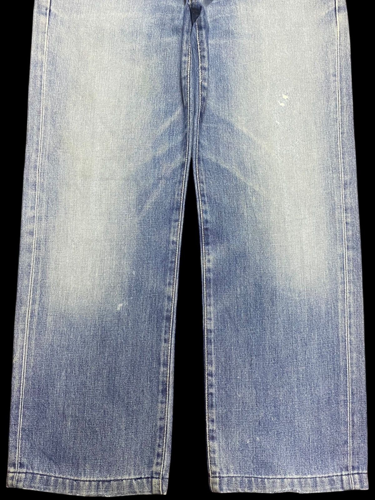 Edwin Vintage Edwin 503z Faded Wash Distressed Loose Jeans Size US 30 / EU 46 - 5 Thumbnail