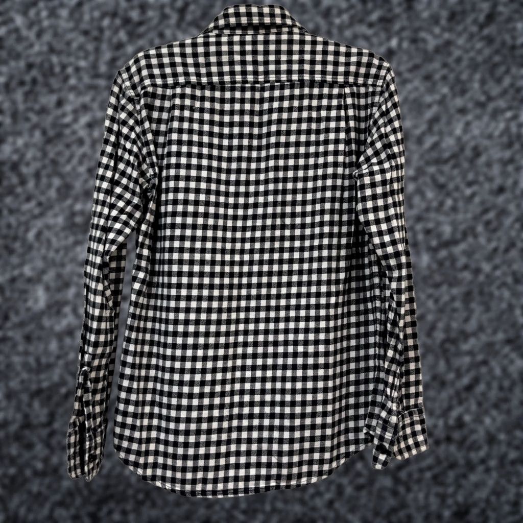 Uniqlo Uniqlo Mens Button Up Gingham Shirt XS Black/White Long Sleeve Pockets Size US XS / EU 42 / 0 - 1 Thumbnail