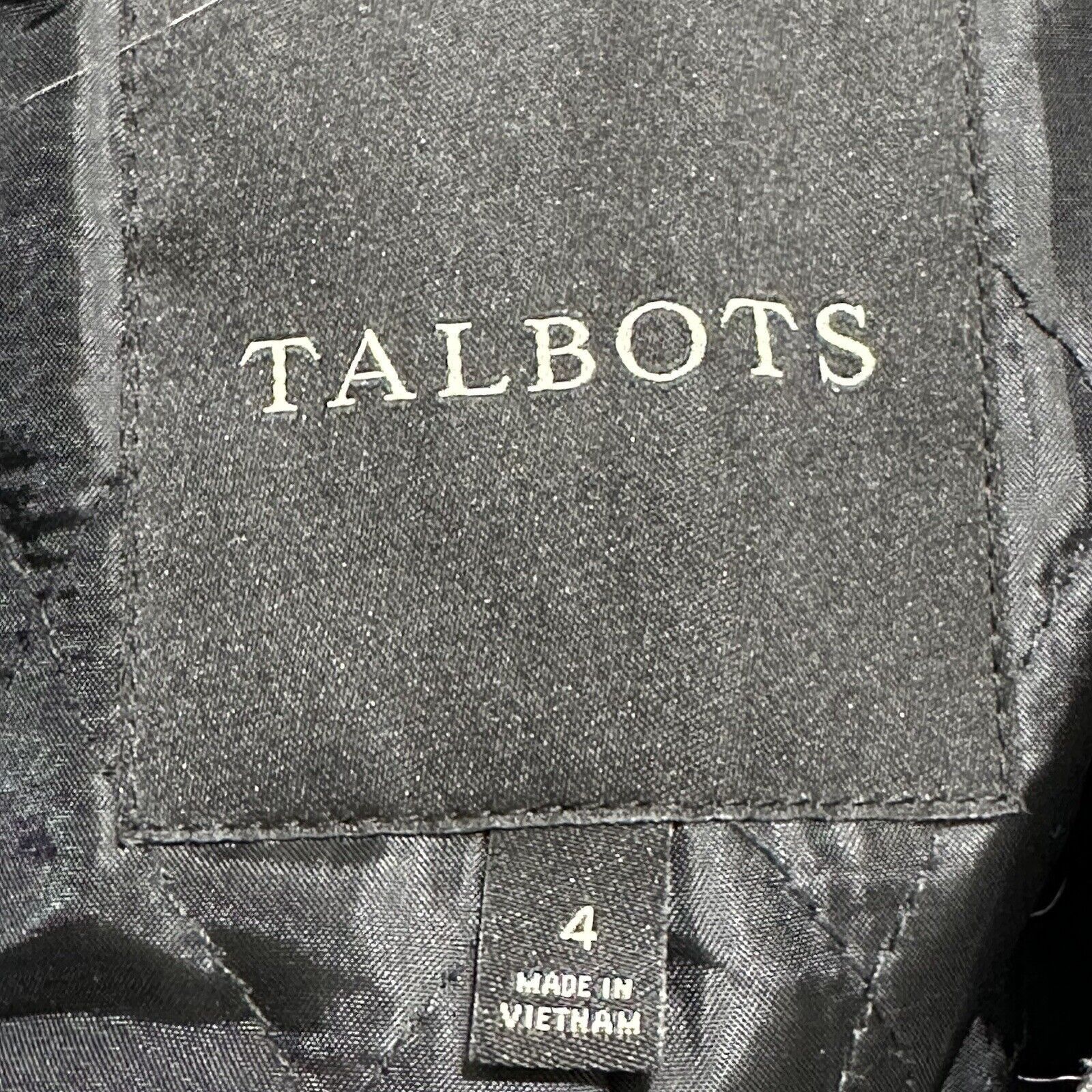 Other Talbots 4 Wool Pea Coat Button Front Heavyweight Gray Coat Size S / US 4 / IT 40 - 3 Thumbnail