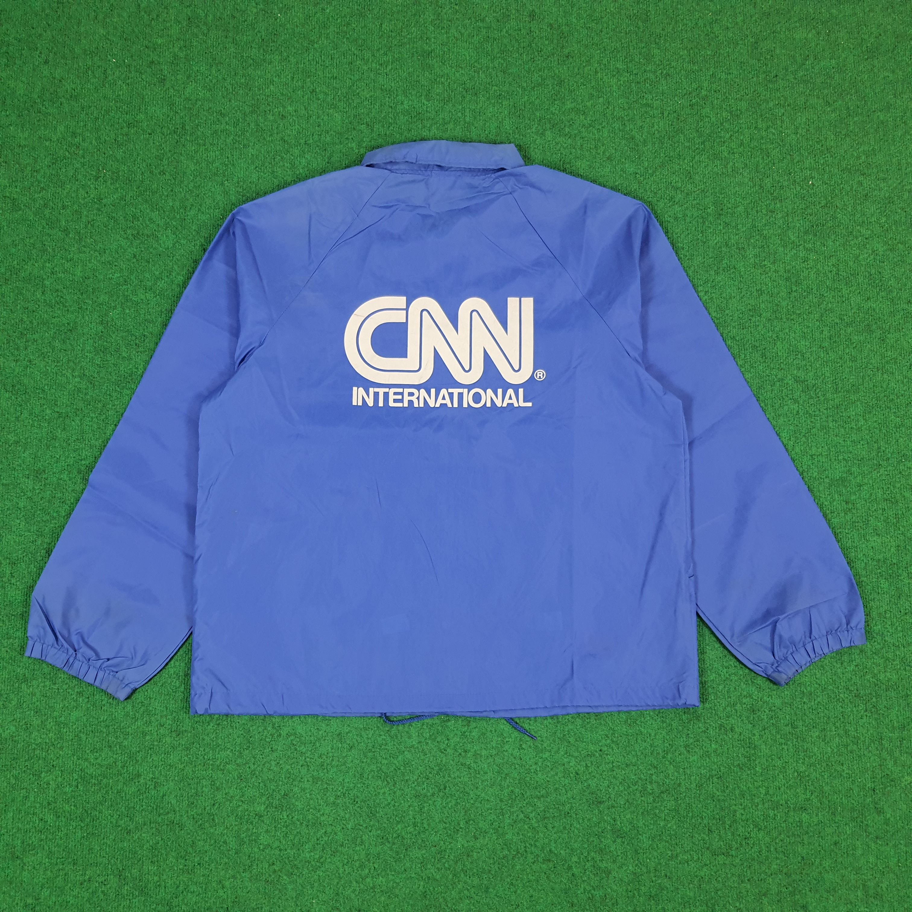 Other Vintage CNN International American Media News Windbreakers Size US L / EU 52-54 / 3 - 1 Thumbnail