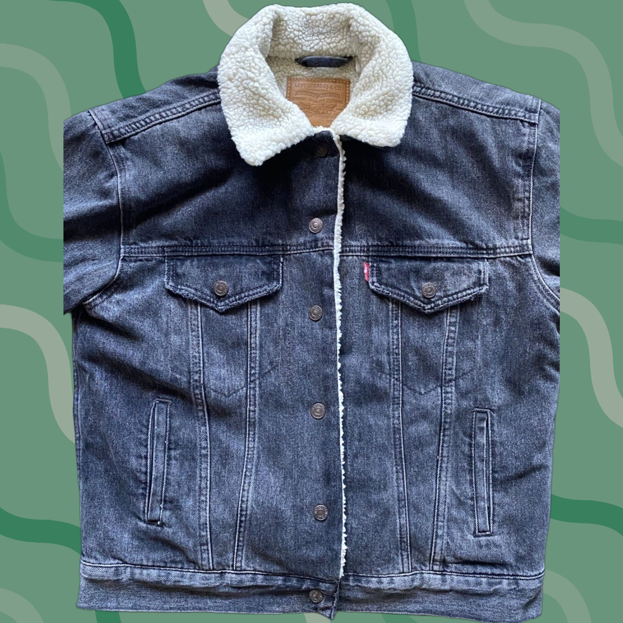 Levi's Levi’s Premium Denim Jacket Sherpa Lined Men’s Small Black Coat Denim Jacket Mens S Black Sherpa Lined 423 WPL 423 Size US S / EU 44-46 / 1 - 1 Thumbnail