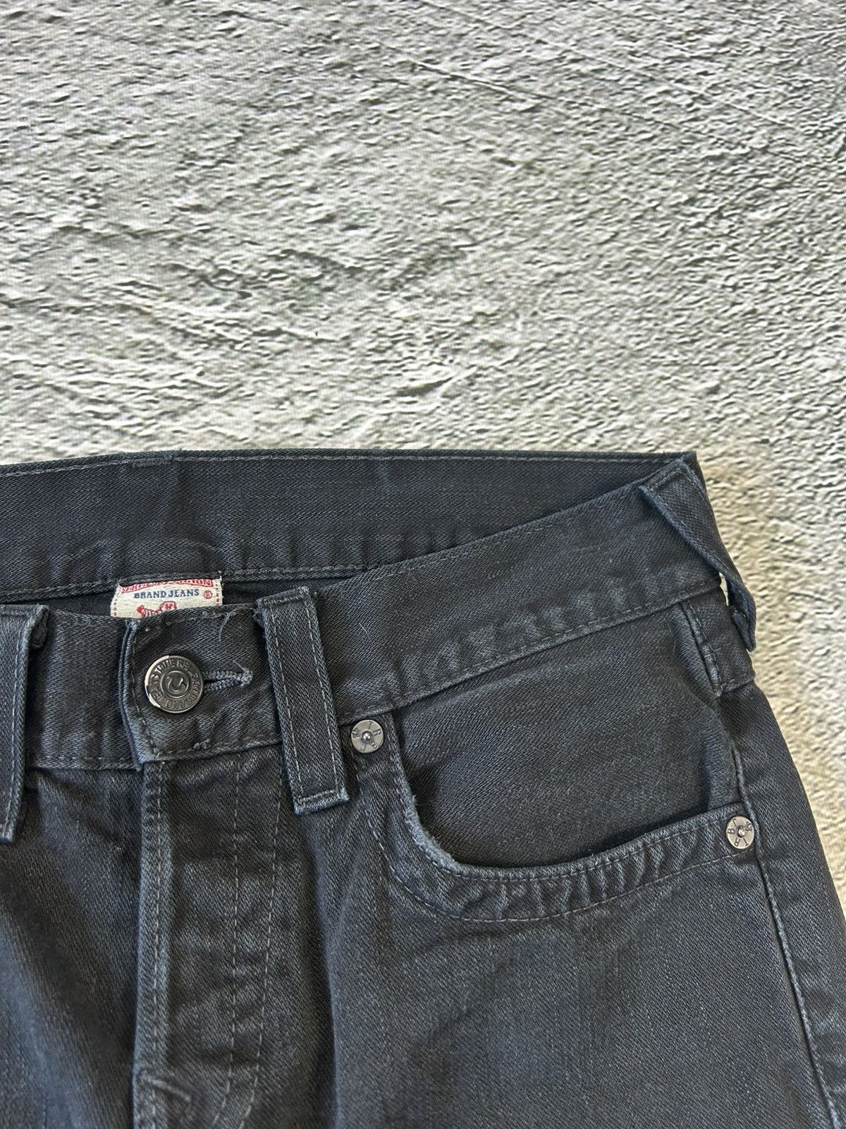 True Religion × Vintage True Religion vintage jeans black Y2K Jack Size US 29 - 6 Thumbnail