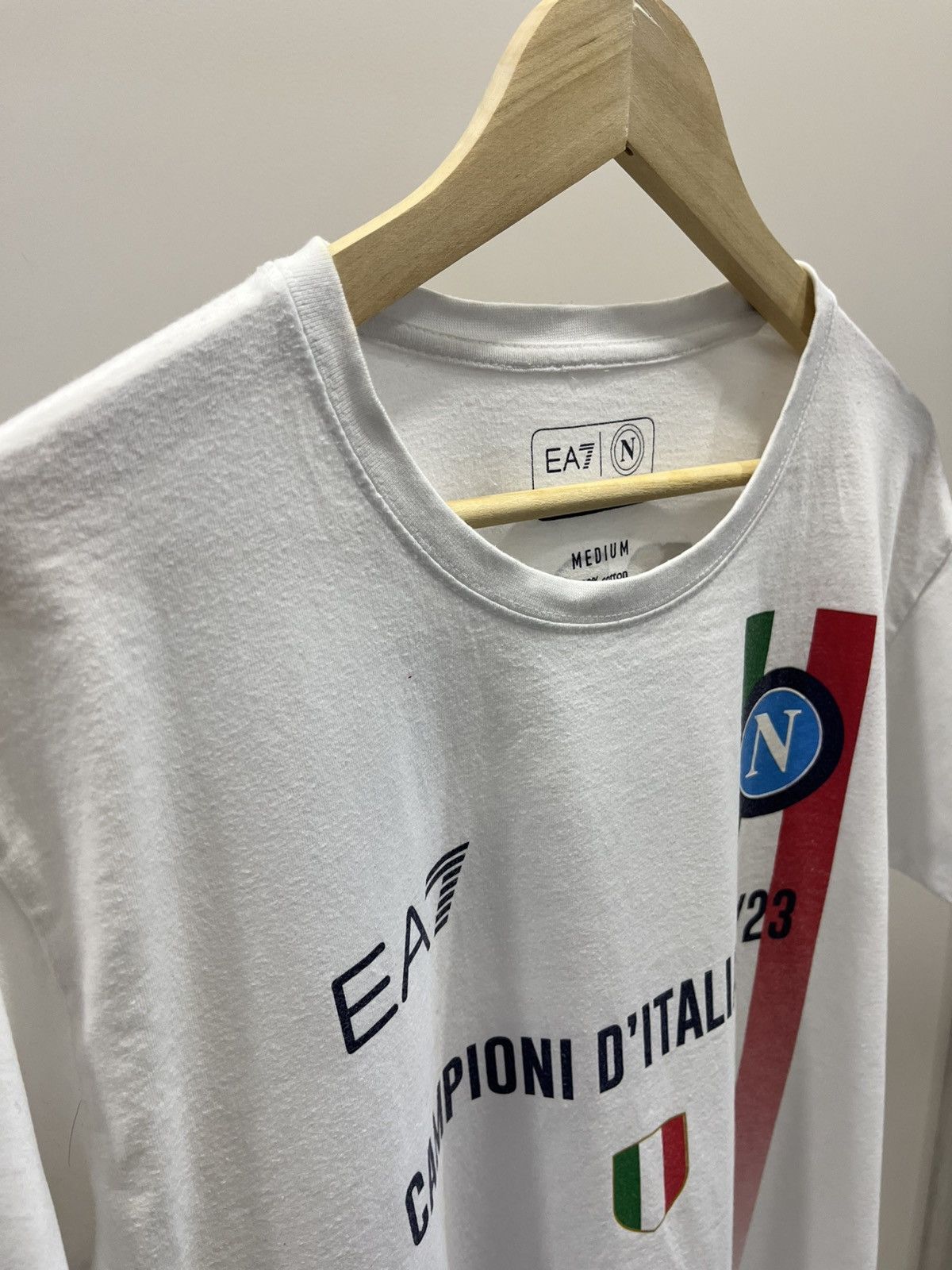 Emporio Armani Napoli #3 campioni italia 22/23 Size US M / EU 48-50 / 2 - 3 Thumbnail