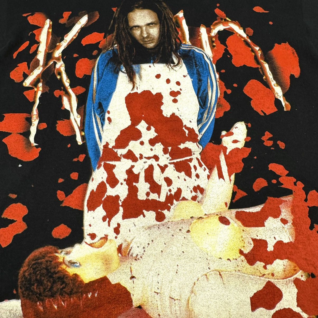 Band Tees Vintage 90s Korn Bloody Doll All Over Jonathan Davis T Shirt Size US XL / EU 56 / 4 - 5 Thumbnail