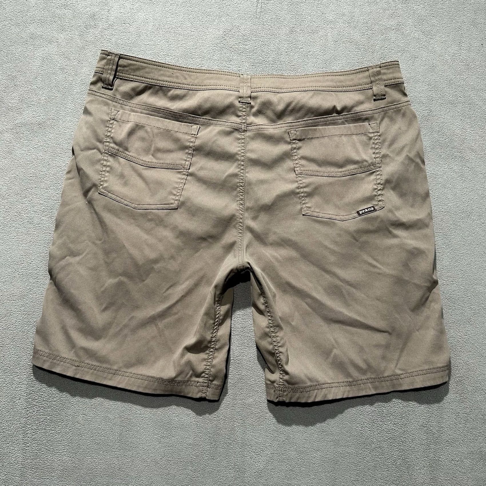 Prana prAna Brown Stretch Brion Shorts Mens 40x9 Hiking Cargo Fishing Travel Light GUC Size US 32 / EU 48 - 2 Thumbnail