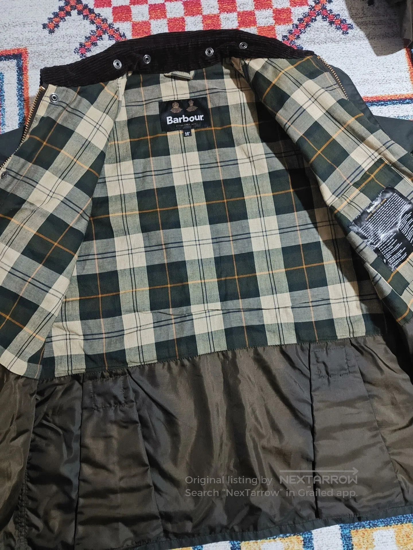 Barbour Barbour OS Bedale Waxed Jacket. Size US M / EU 48-50 / 2 - 3 Thumbnail