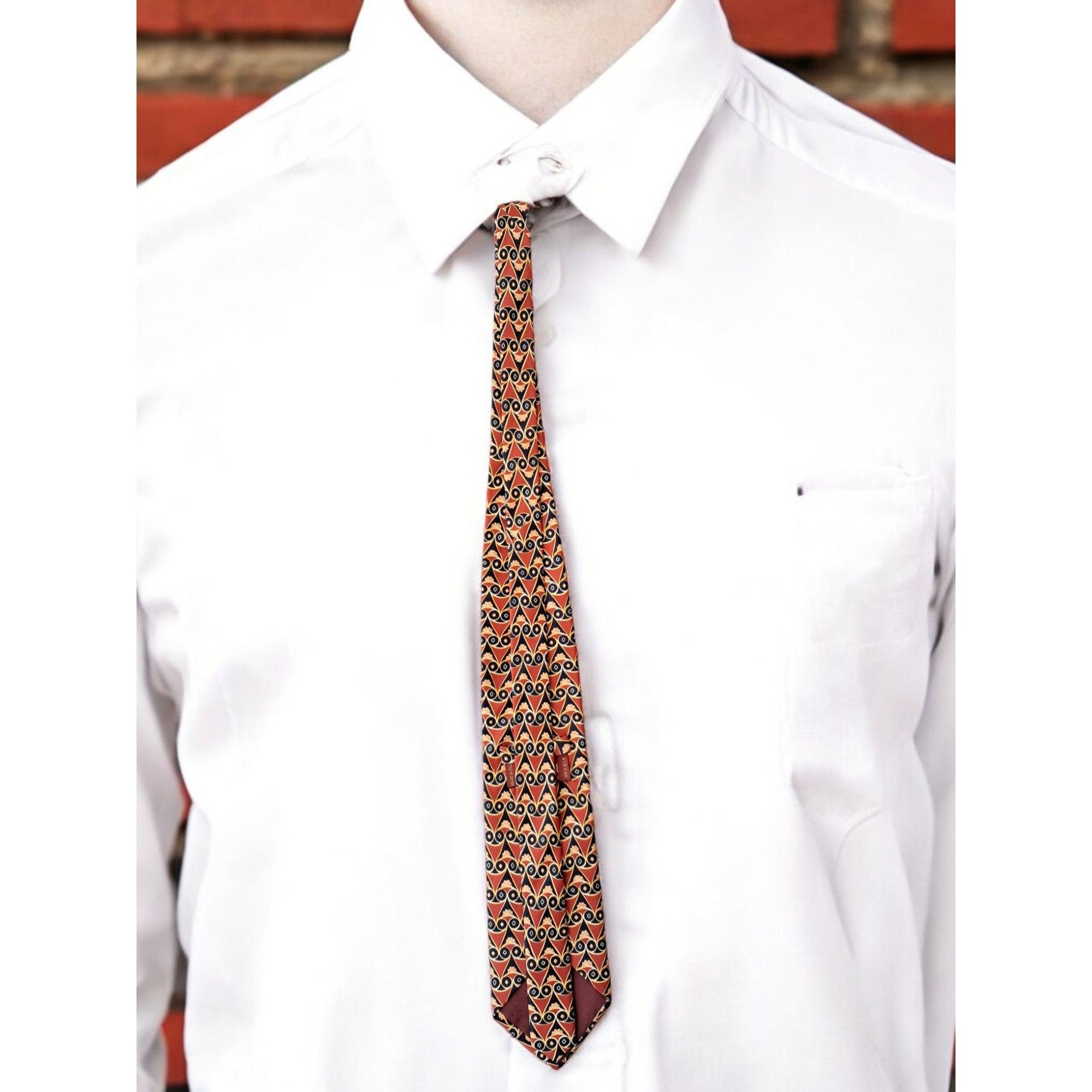 Vintage Ricci Como Firenze 100% Silk Tie—Vintage 1990s Italian Luxur Size ONE SIZE - 2 Thumbnail