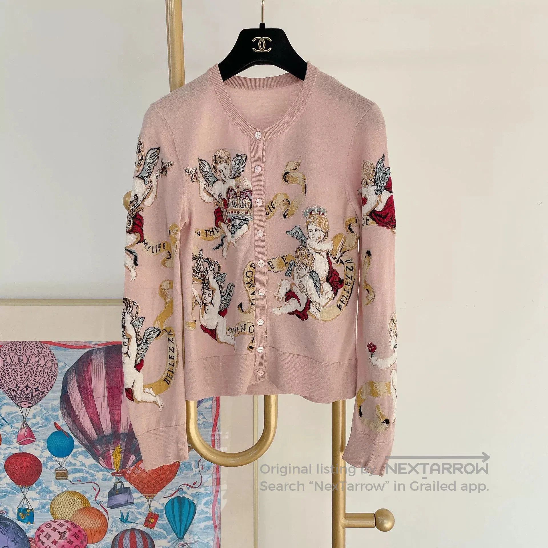 Dolce & Gabbana Dolce&Gabbana Pink Embroidered Top. Size S / US 4 / IT 40 - 1 Thumbnail
