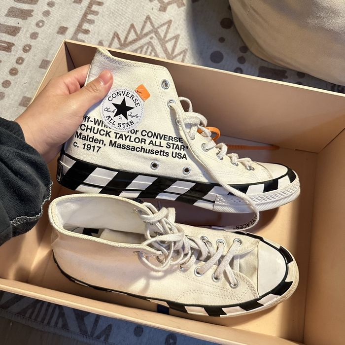 Converse x 2024 off white grailed