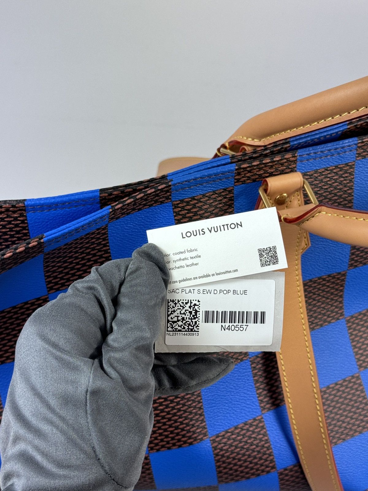 Louis Vuitton SAC PLAT DAMIER TOTE BAG N40557 Size ONE SIZE - 13 Thumbnail