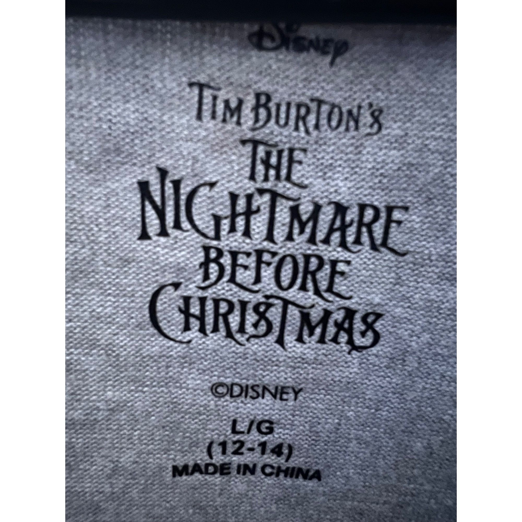 Disney Disney Nightmare Before Christmas Sleep Sweatshirt Pajama Pl Size ONE SIZE - 7 Thumbnail