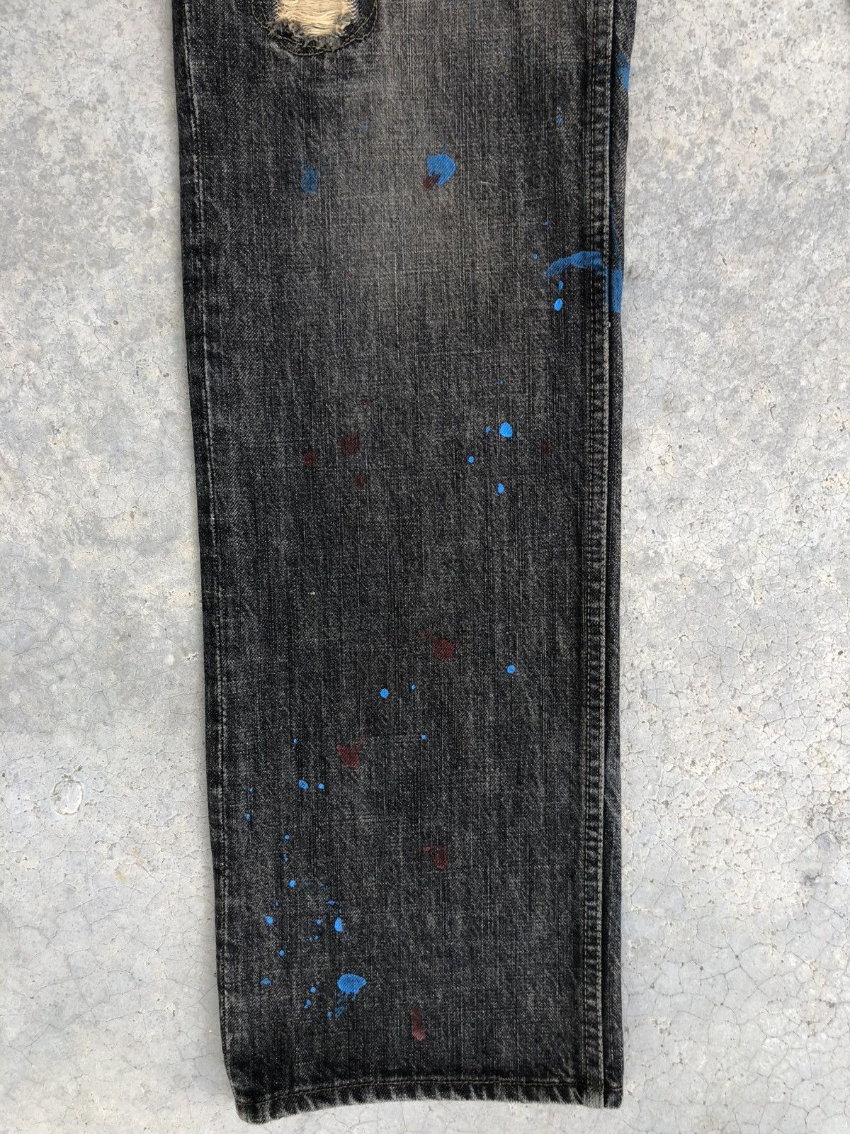 PPFM PPFM Punk Style Distressed Jeans Size US 32 / EU 48 - 6 Thumbnail