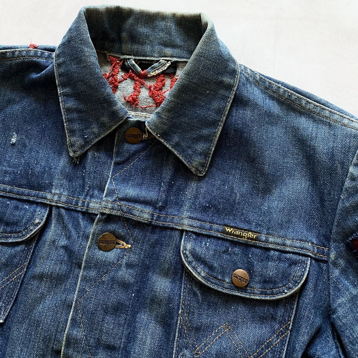 Band Tees × Vintage 80s Judas Priest Motörhead Wrangler Handmade Denim Jacket Size US S / EU 44-46 / 1 - 15 Thumbnail