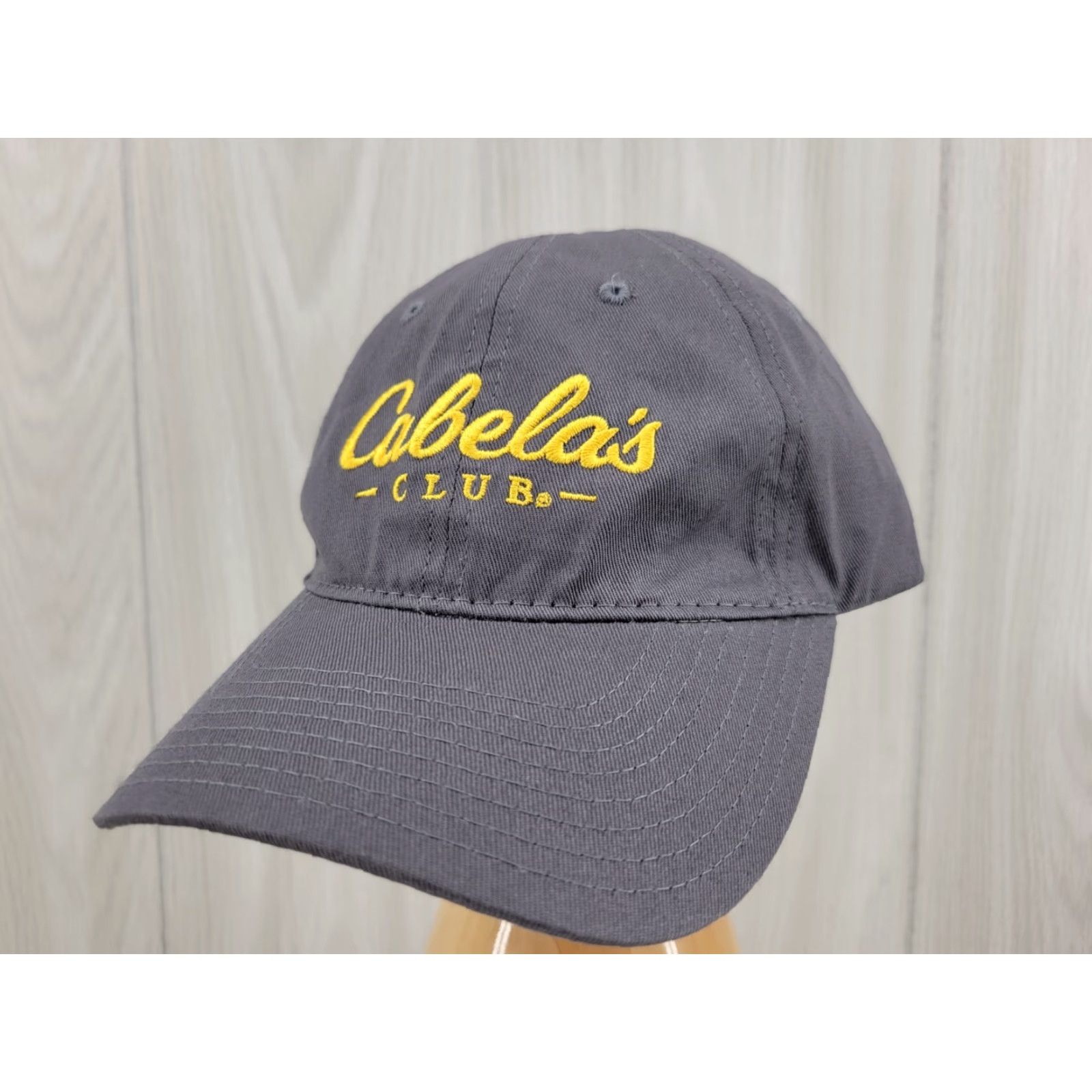 Vintage Cabela's Club Ball Cap Gray Adjustable One Size Fits Most Men Baseball Cap Hat Casual Mens Size ONE SIZE - 2 Thumbnail