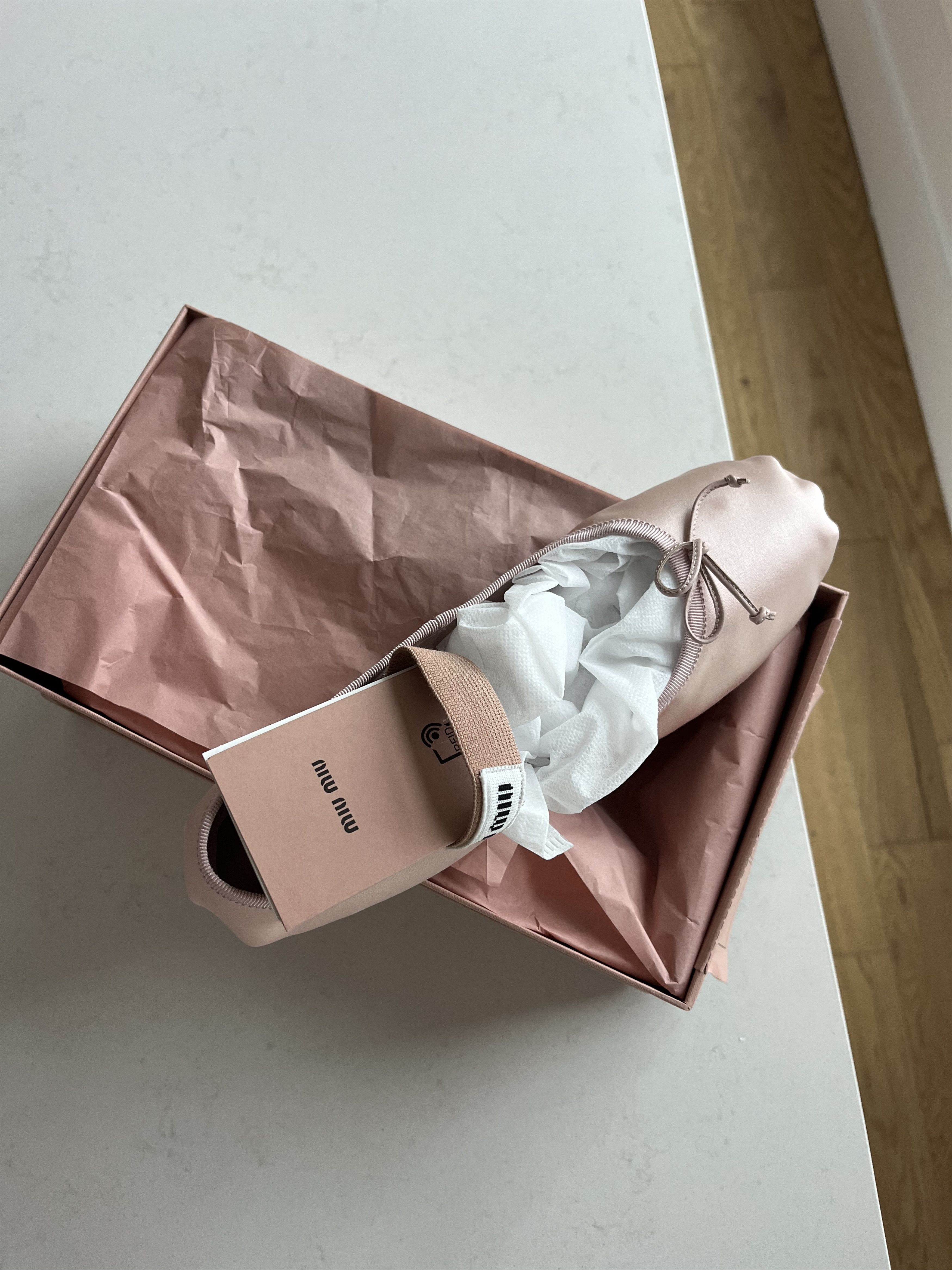 Miu Miu Miu Miu Pink Satin Ballerina Slippers Size US 10 / IT 40 - 5 Thumbnail