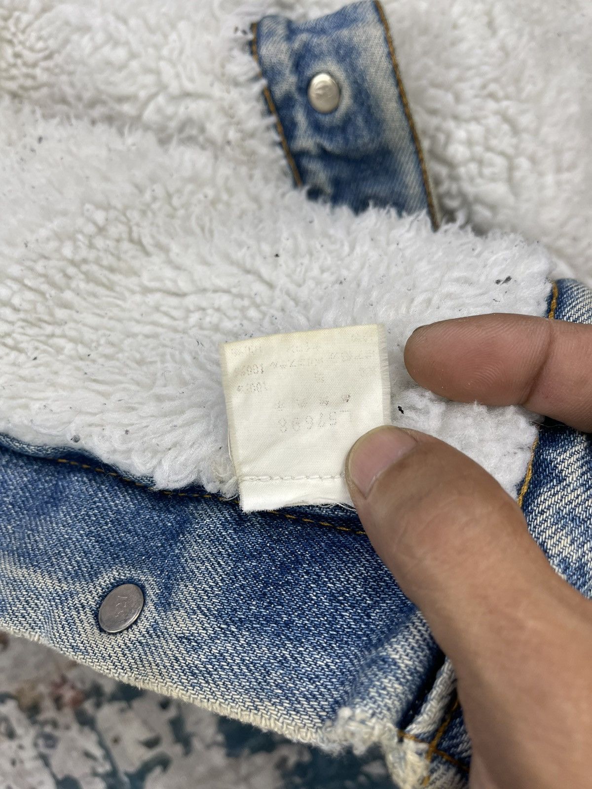 Levi's Vtg Levis Sherpa Lining Denim Trucker Jackets Size US L / EU 52-54 / 3 - 16 Thumbnail