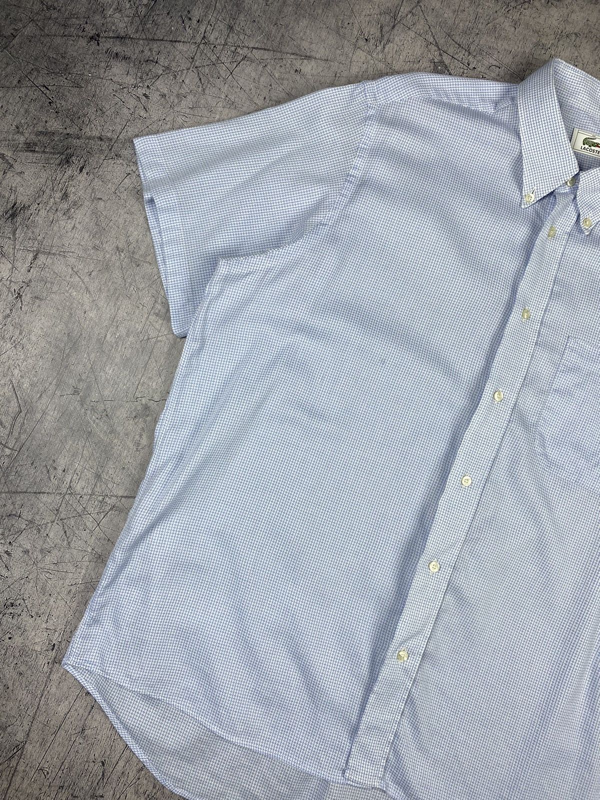 Lacoste × Vintage Vintage Lacoste Button Up Shirt Size ХL Size US XL / EU 56 / 4 - 3 Thumbnail