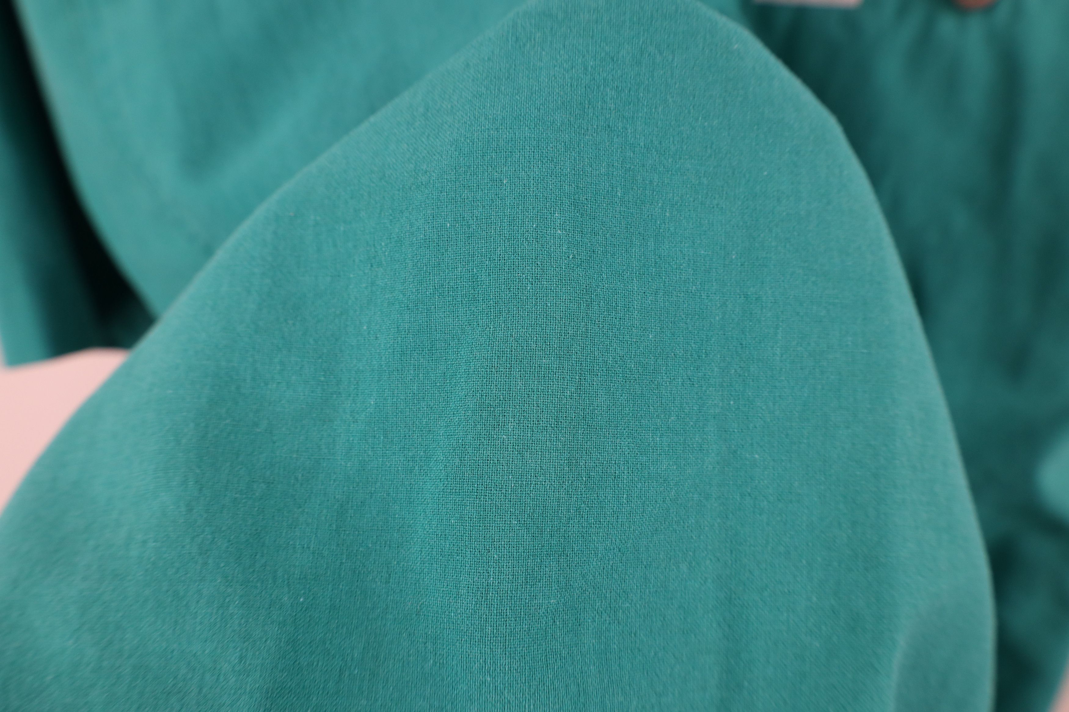Oleg Cassini Vintage 70s 80s Oleg Cassini Spell Pullover Polo Shirt Teal Size US L / EU 52-54 / 3 - 8 Thumbnail