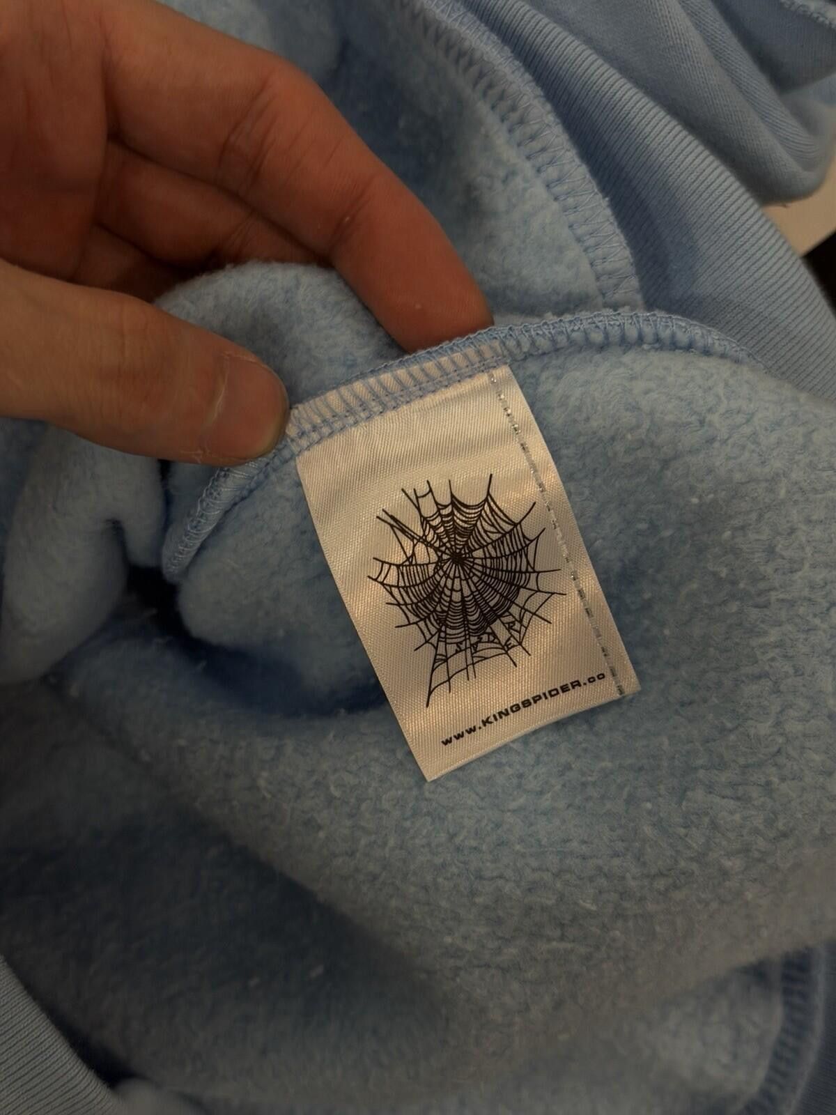 Sp5der Sp5der Stone Hoodie Size (XL) 2026 100% Authentic Blue VVS Size US XL / EU 56 / 4 - 7 Thumbnail