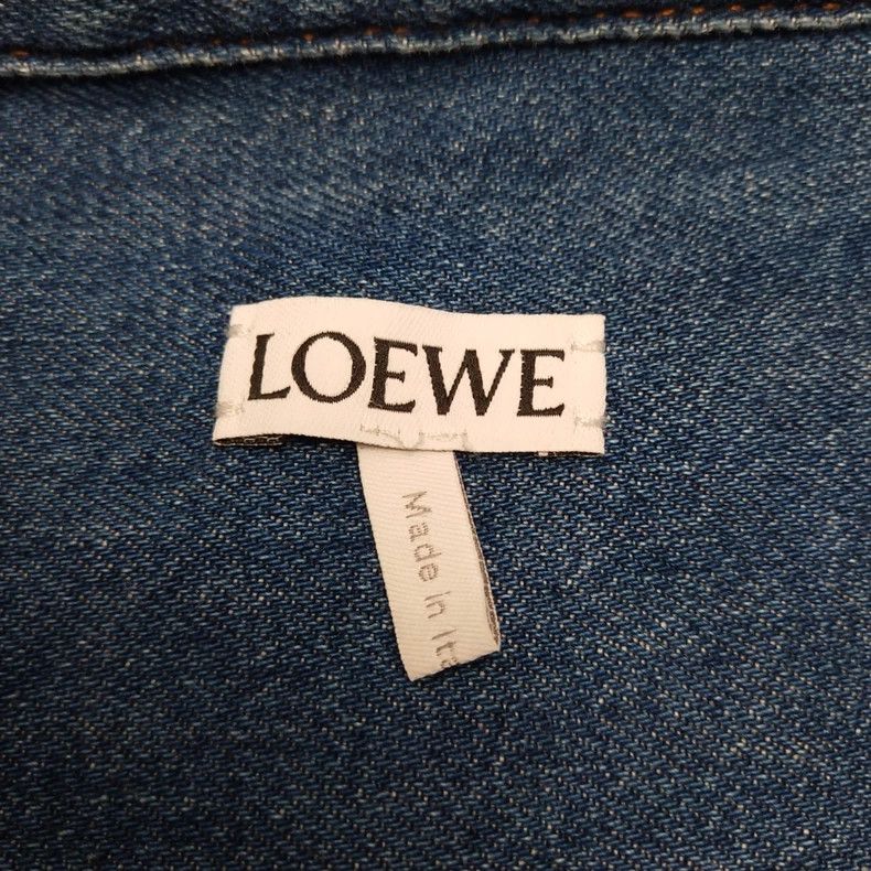 Loewe LOEWE Pure cotton single row collar coat Size L / US 10 / IT 46 - 5 Thumbnail