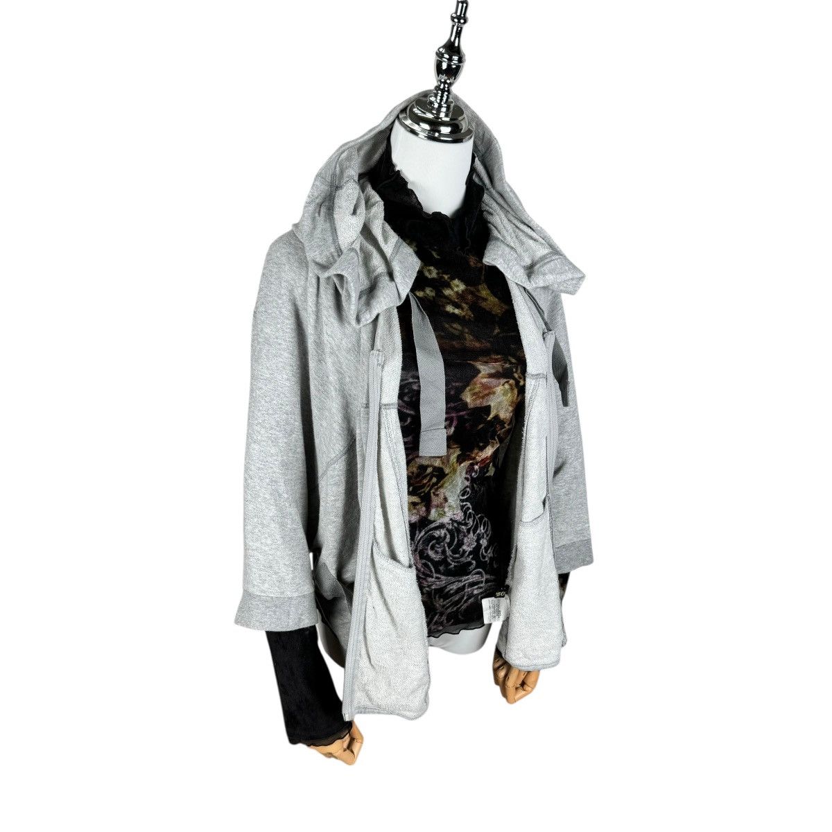 Frapbois 🌟FRAPBOIS HOODIE PONCHO SWEATER ISSEY MIYAKE Size S / US 4 / IT 40 - 11 Thumbnail