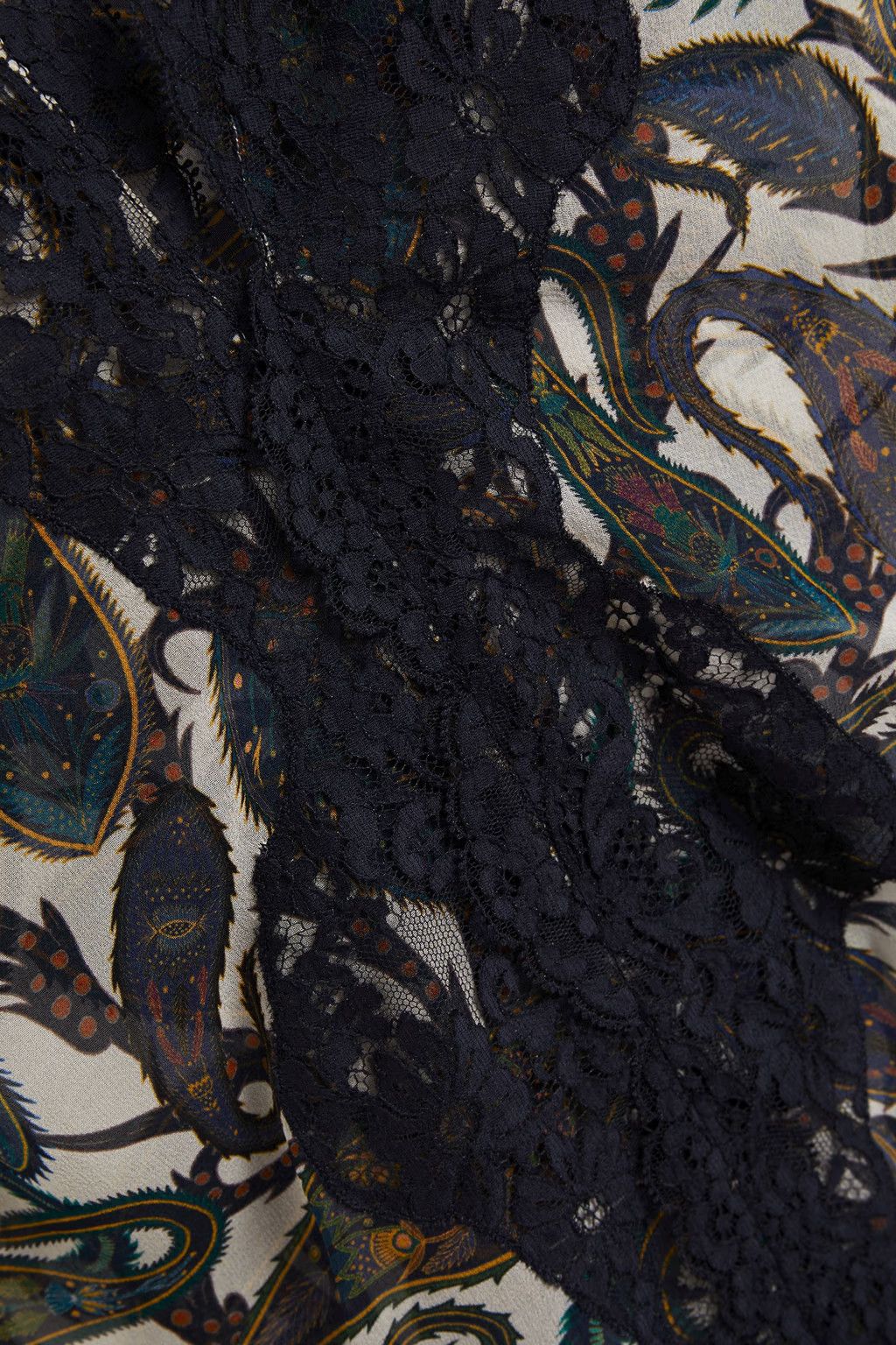 Chloe o1y0825 Silk Blouse in Multicolor Size S / US 4 / IT 40 - 4 Thumbnail