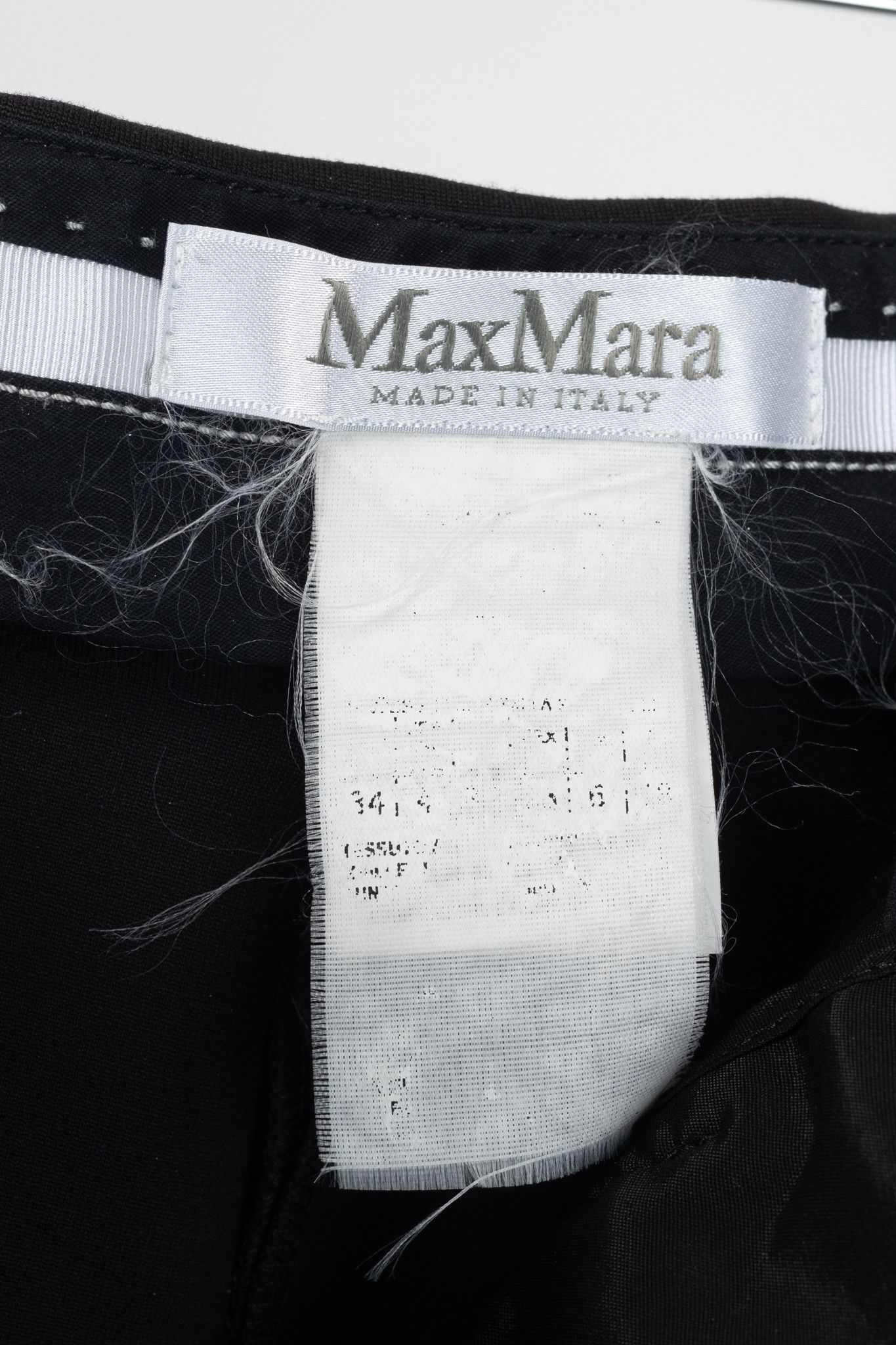 Max Mara Black Ponte Skinny-Cut Pants