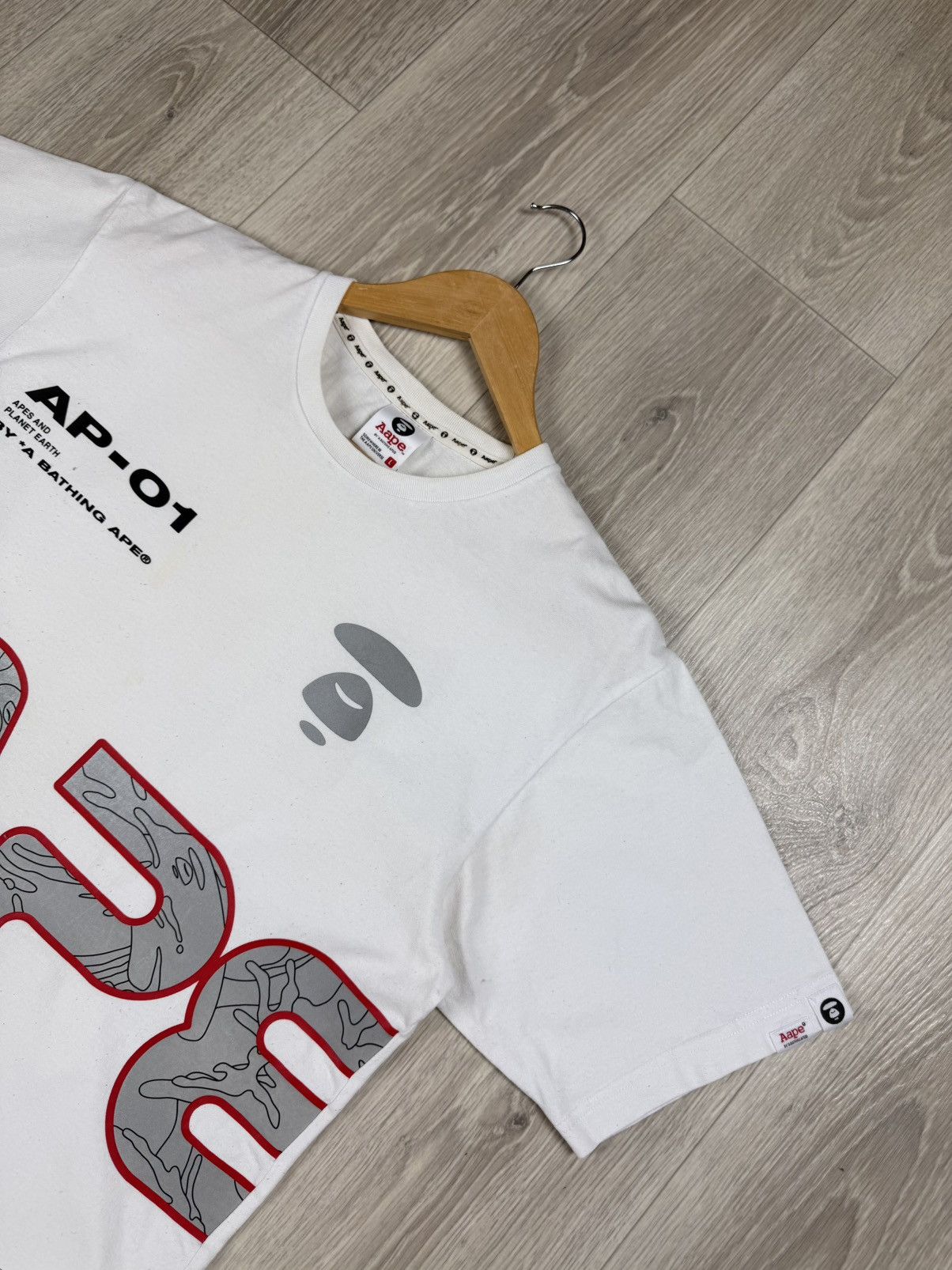 Aape Aape by A Bathing Ape Graphic Print Crew Neck T-Shirt Size L Size US L / EU 52-54 / 3 - 2 Thumbnail