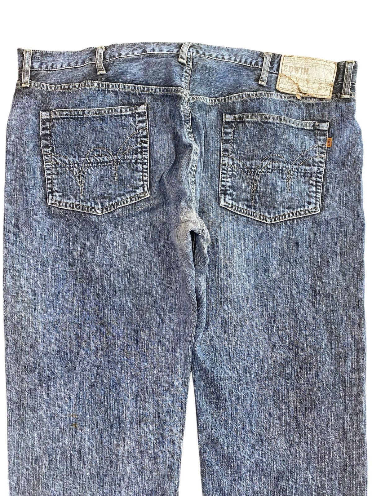 Edwin Edwin Vintage Faded Acid Blue Wash Style Straight Jeans Size US 44 / EU 60 - 4 Thumbnail
