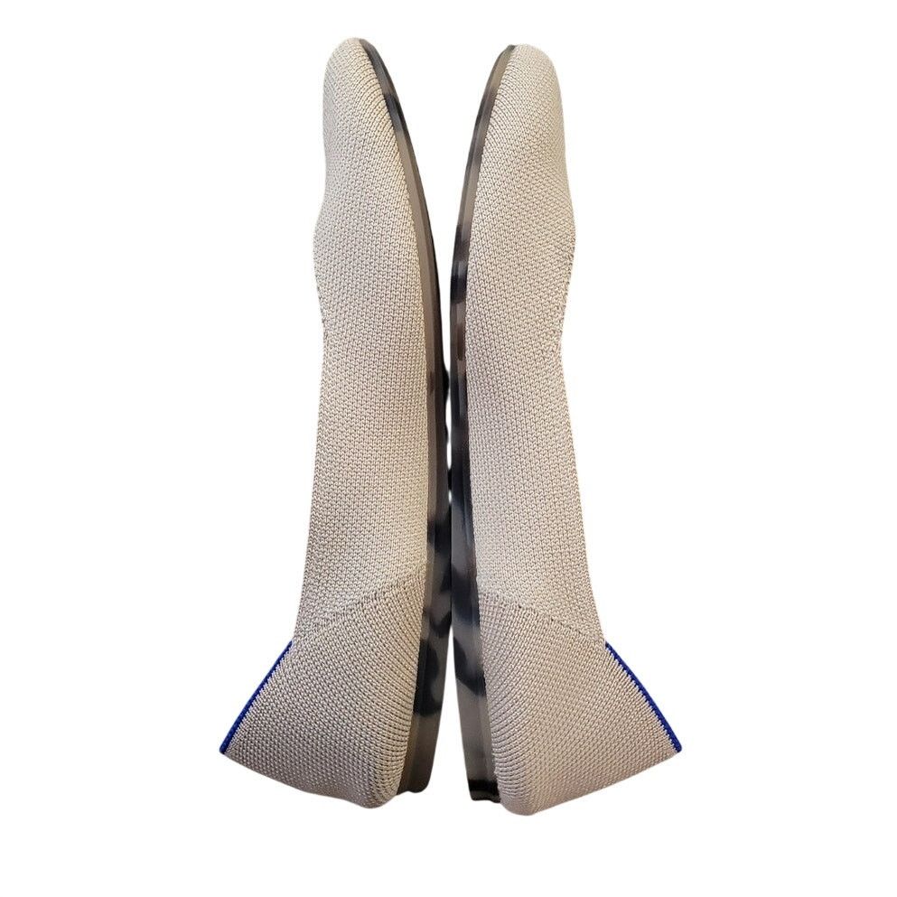 Rothy's Rothy’s Ballet Flats 7.5 Rounded Toe V-Vamp Tan Neutral Size US 7.5 / IT 37.5 - 2 Thumbnail