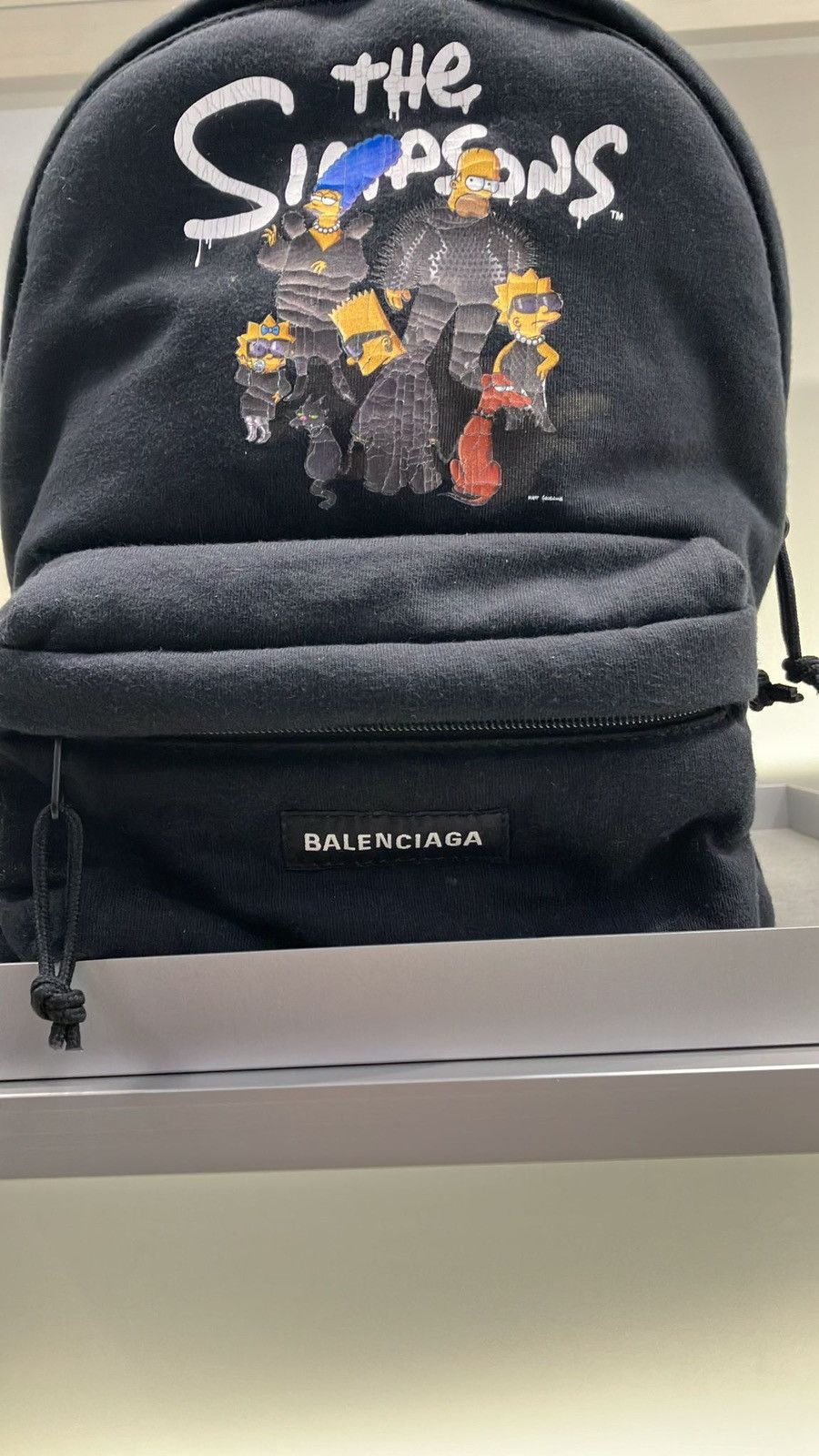 Balenciaga Balenciaga Simpson Jersey One Shoulder Backpack Size ONE SIZE - 2 Thumbnail