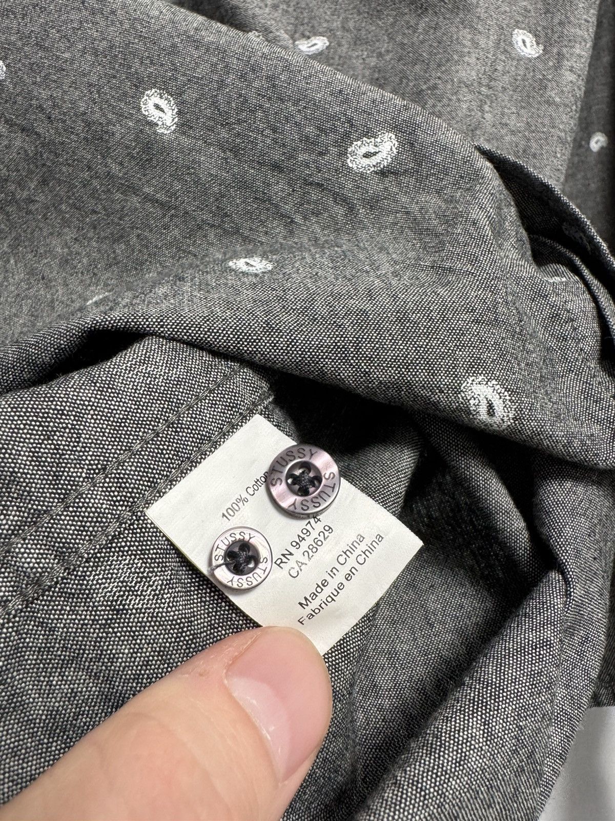 Stussy Stussy Button Up monogram Size US M / EU 48-50 / 2 - 10 Thumbnail