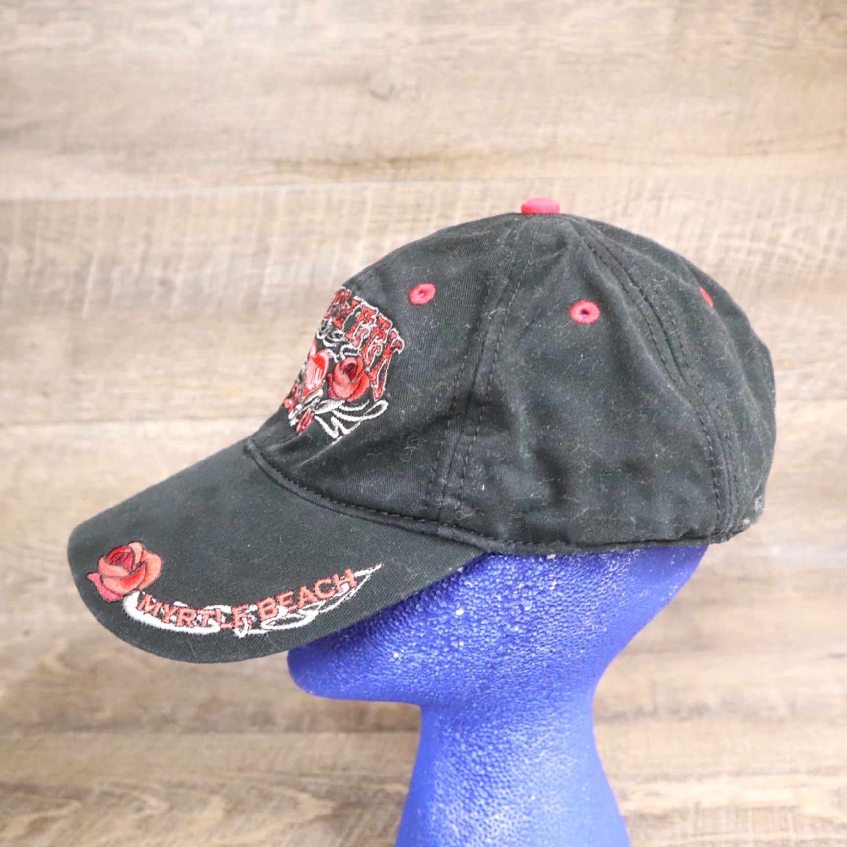 Vintage 2008 Myrtle Beach Bike Week Baseball Cap Adjustable Black Motorcycle Mens Size ONE SIZE - 6 Thumbnail
