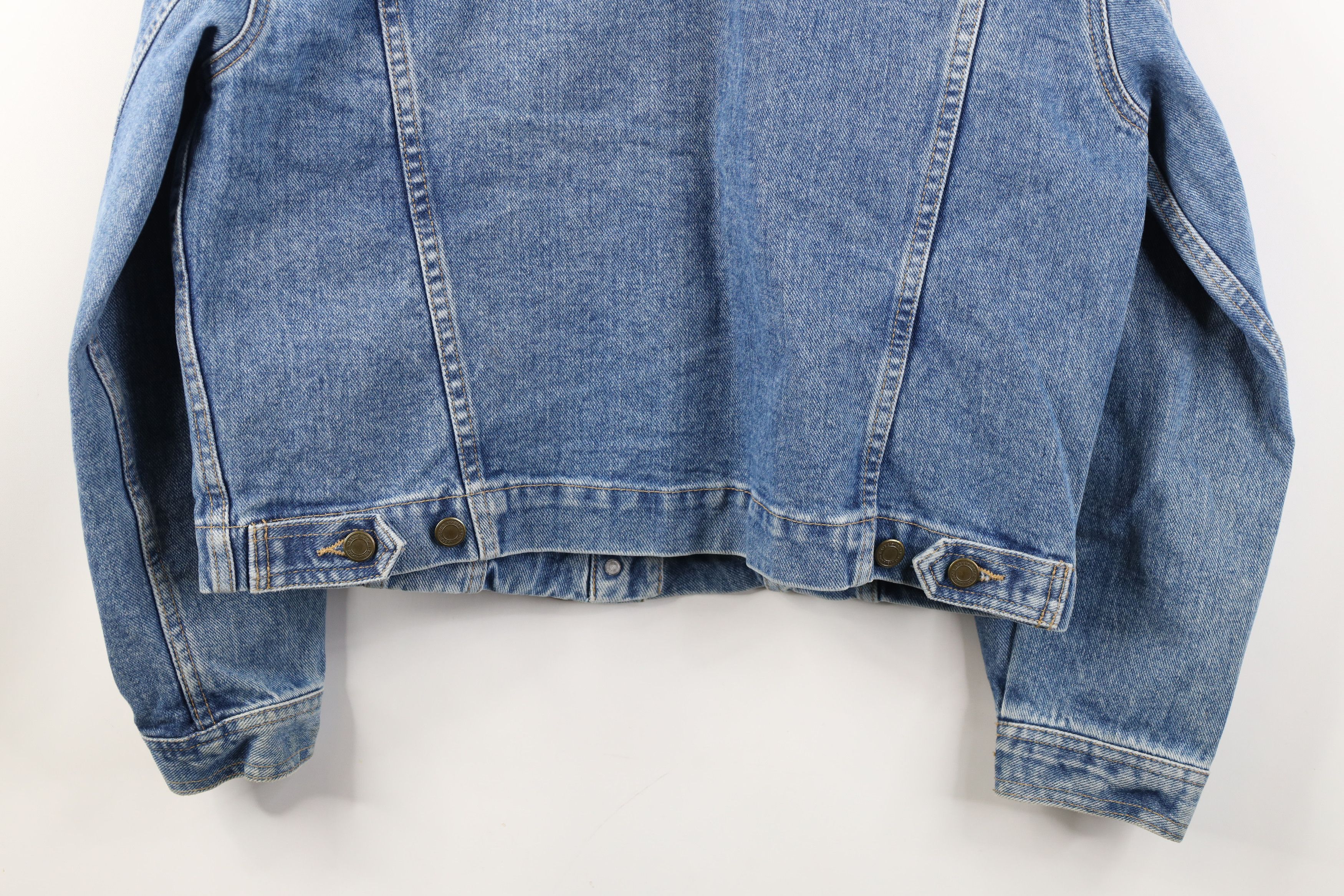Vintage Vintage 90s Streetwear Babydoll Denim Jean Trucker Jacket Size L / US 10 / IT 46 - 16 Thumbnail