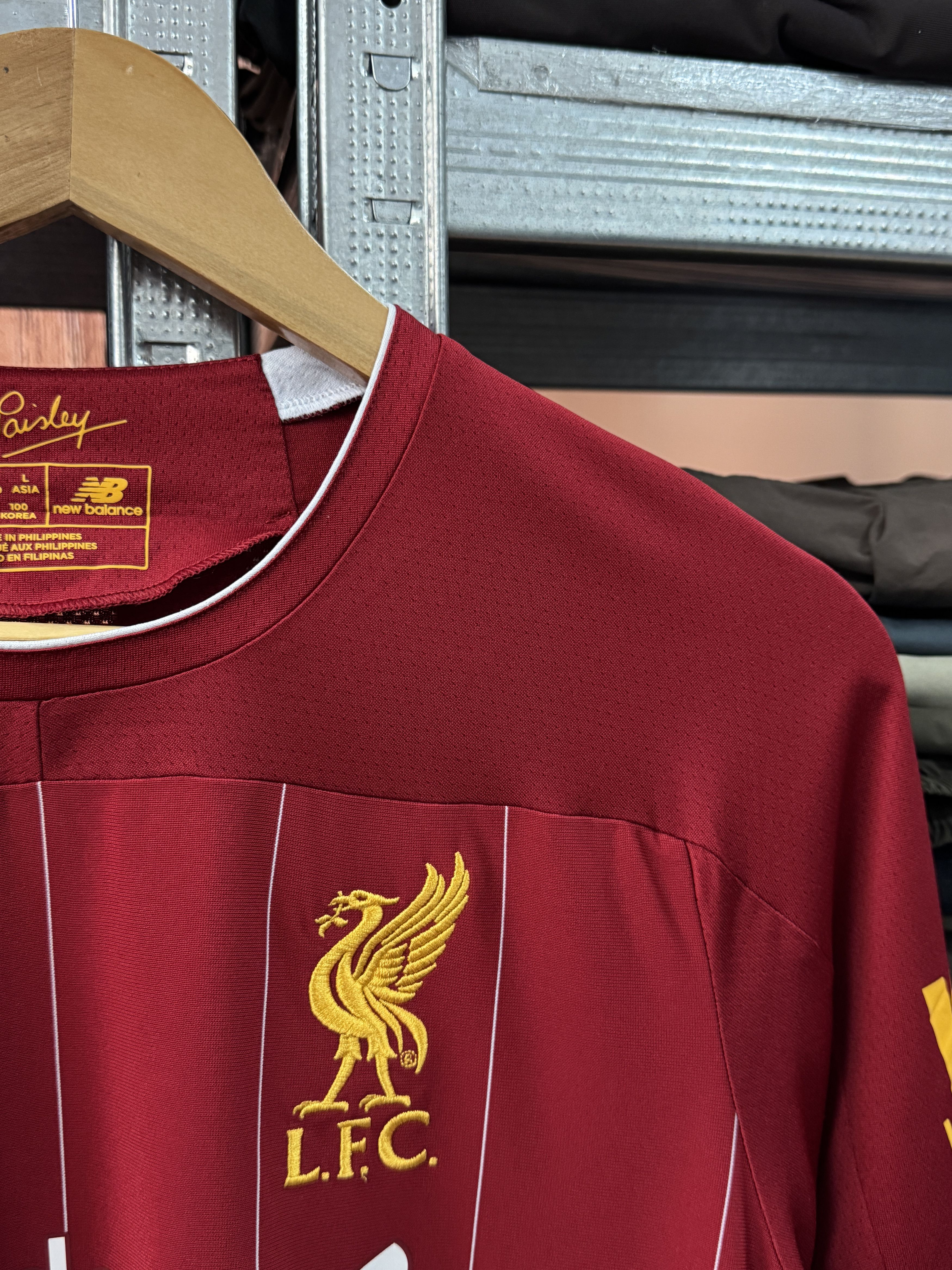 New Balance 2019/20 LIVERPOOL New Balance Home Long Sleeves Jersey Kit Size US M / EU 48-50 / 2 - 4 Thumbnail