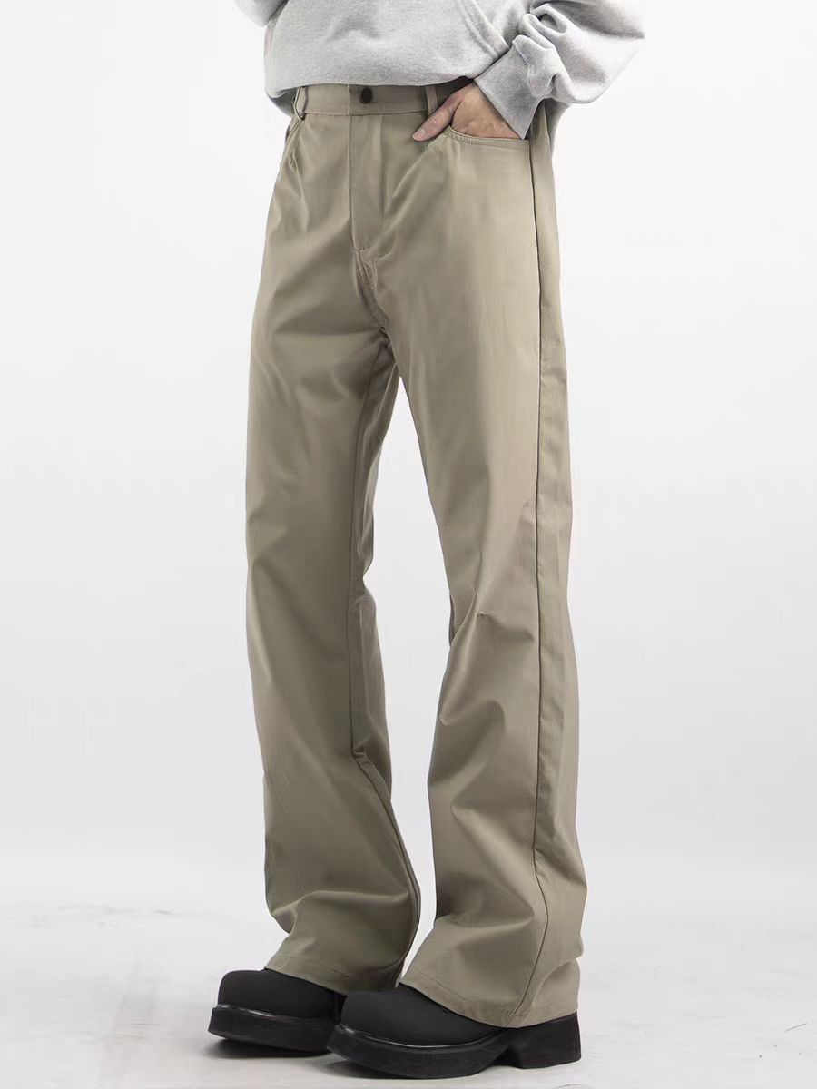 Japanese Brand × Vintage Simple baggy straight micro flare trousers Size US 30 / EU 46 - 3 Thumbnail